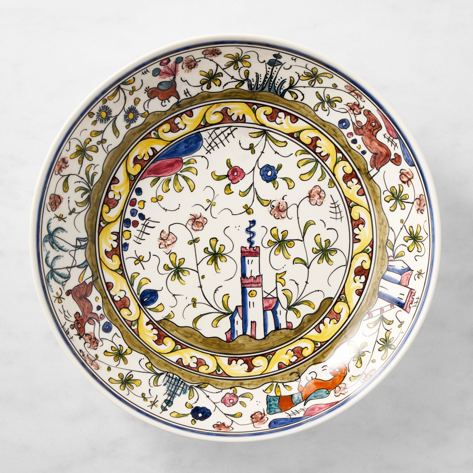 Provence Hand Painted Serving Bowl