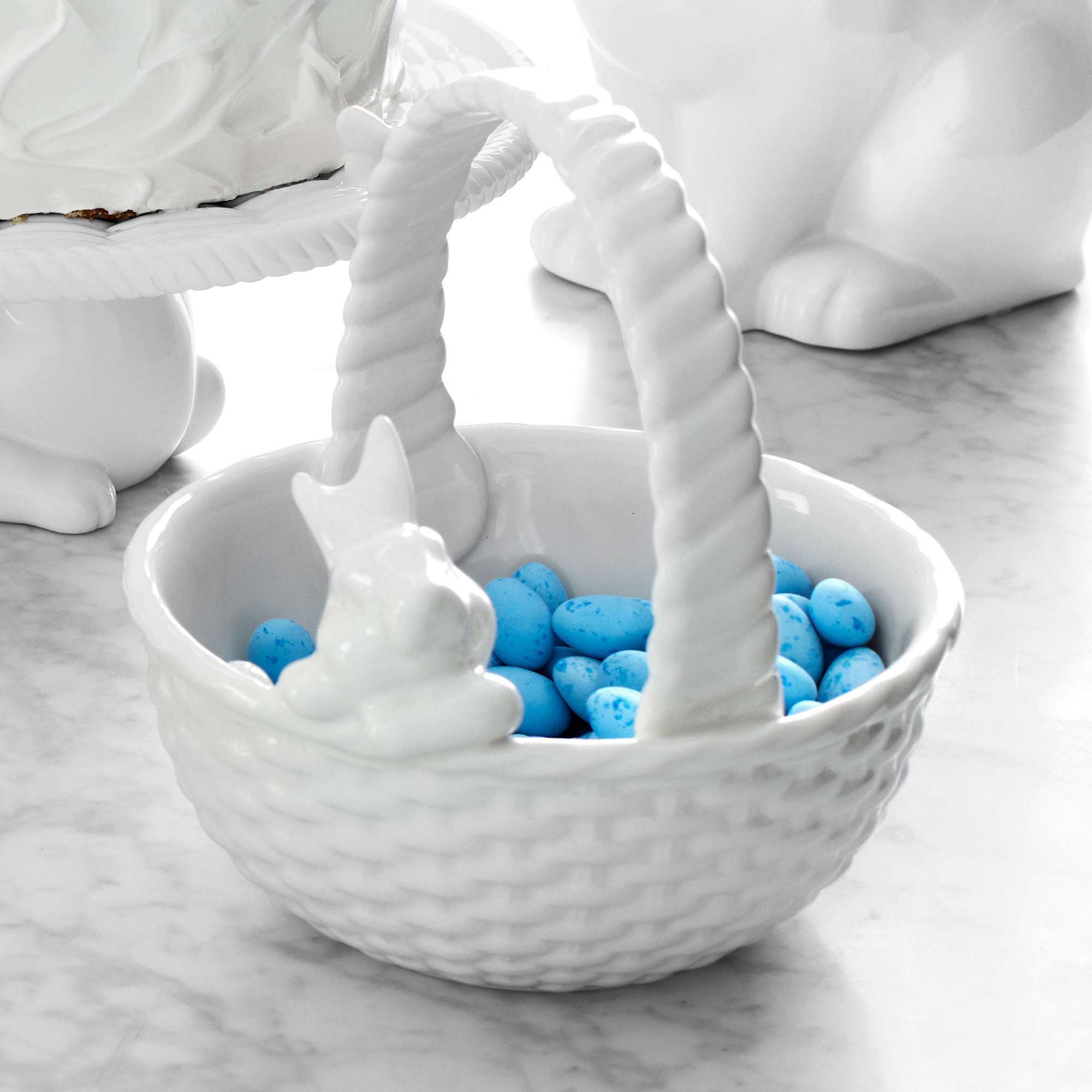 Sculptural Bunny Easter Basket