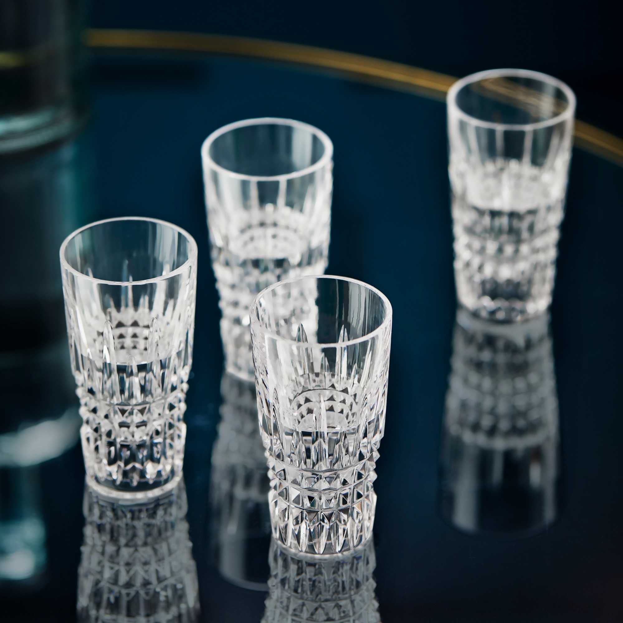 Waterford Lismore Diamond Shot Glasses, Set of 4