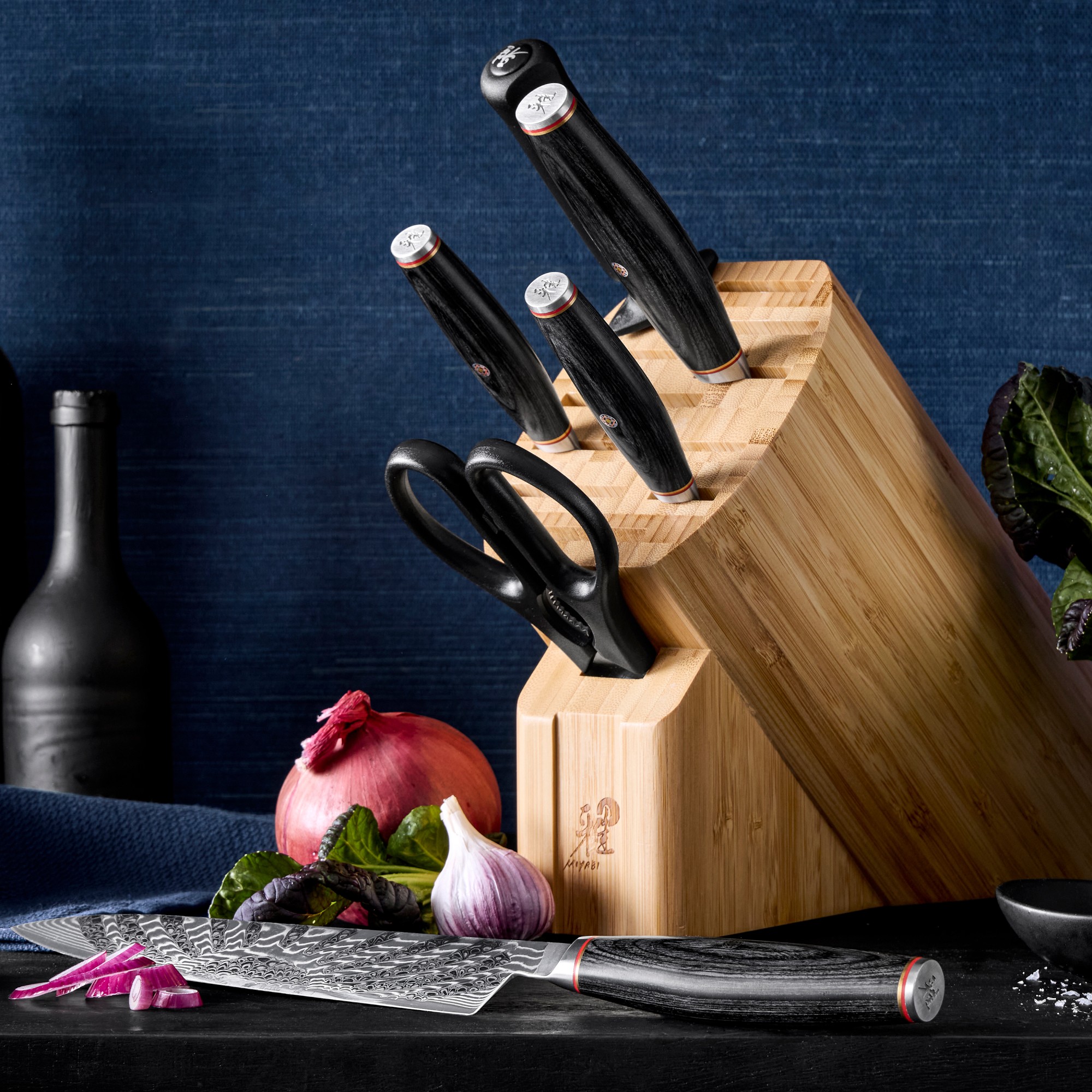 Miyabi Tenmei Knife Block, Set of 7