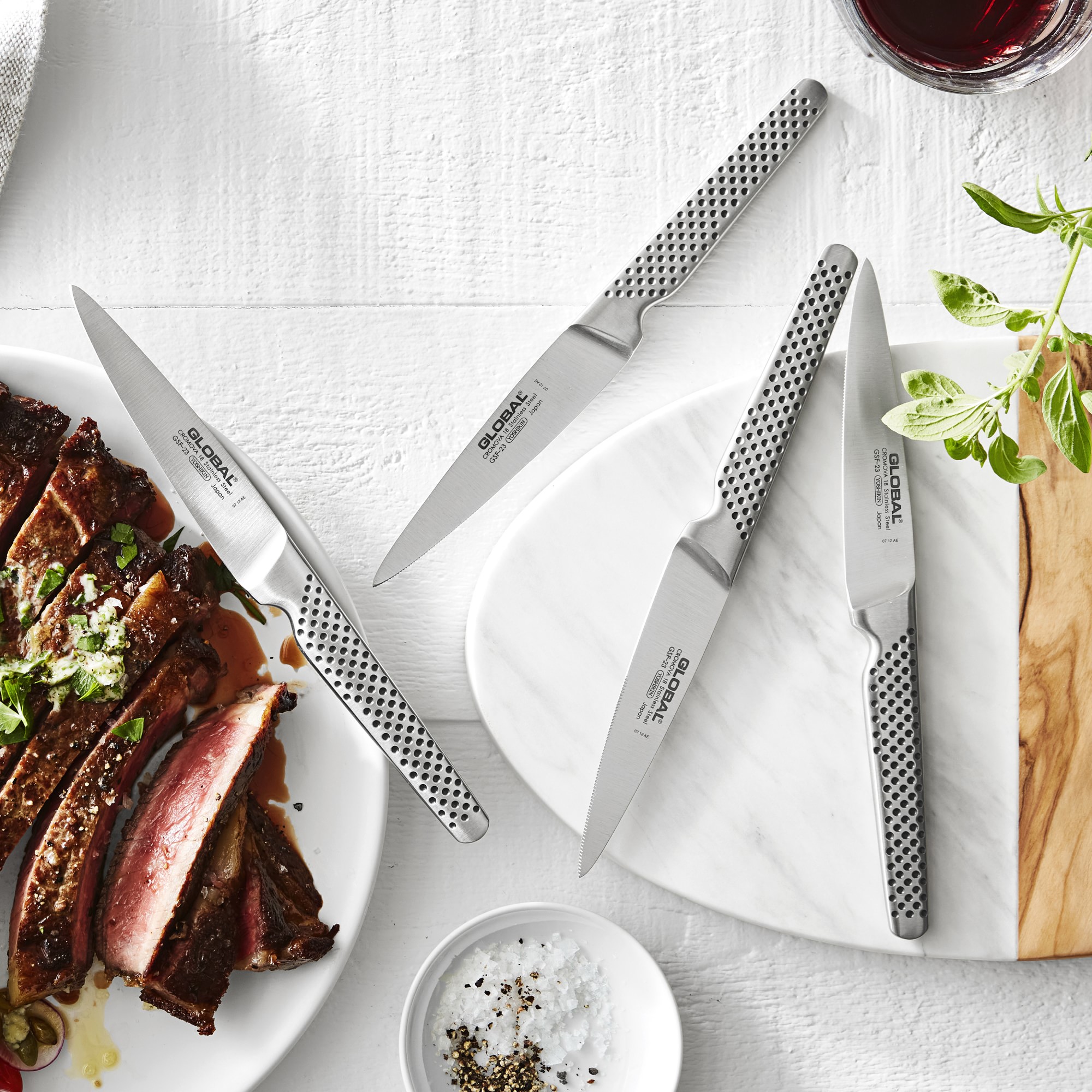 Global Classic Steak Knives, Set of 4