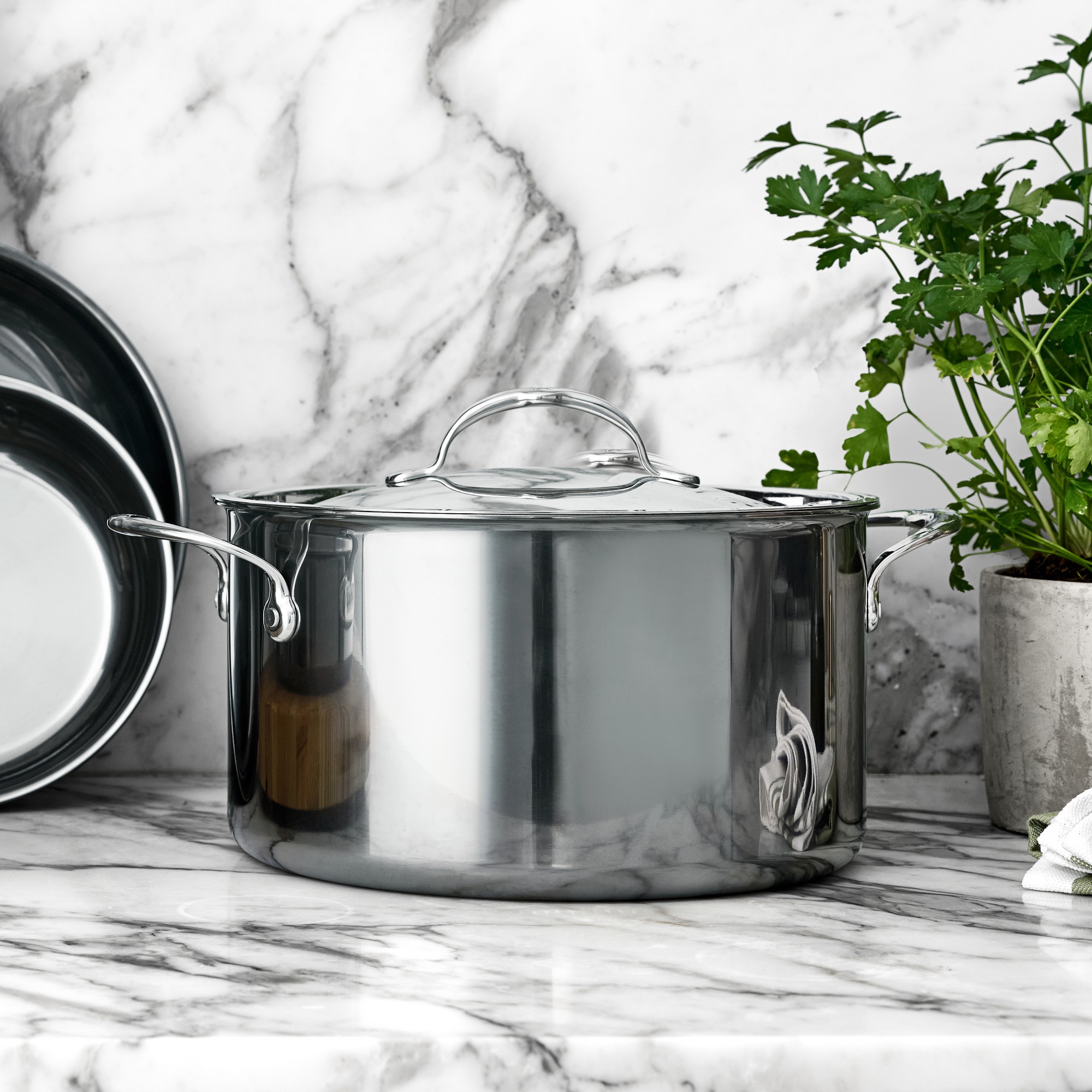 Hestan NanoBond® Titanium Stainless-Steel 10-Piece Cookware Set