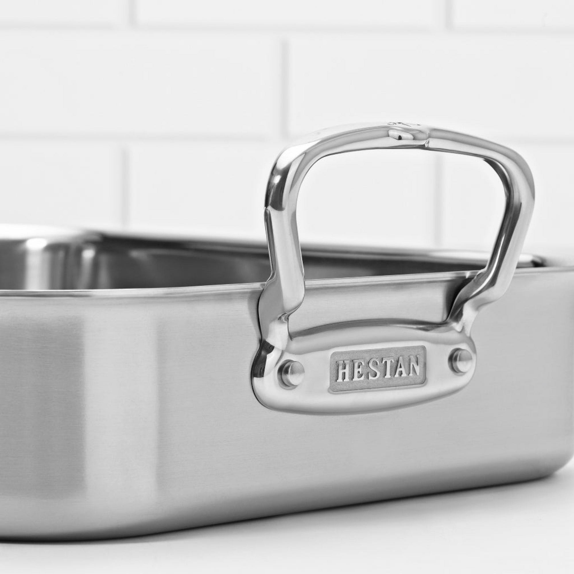 Hestan Provisions Stainless-Steel Classic Roaster with Rack