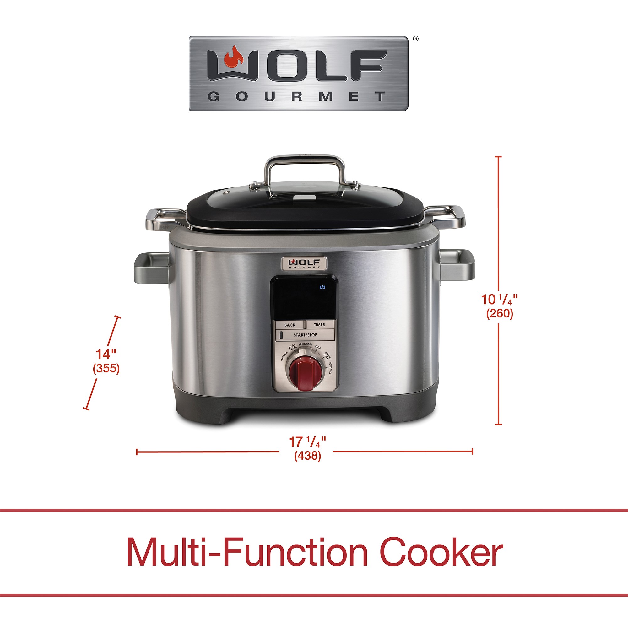 Wolf Gourmet Multi-Function Cooker, 7-Qt.