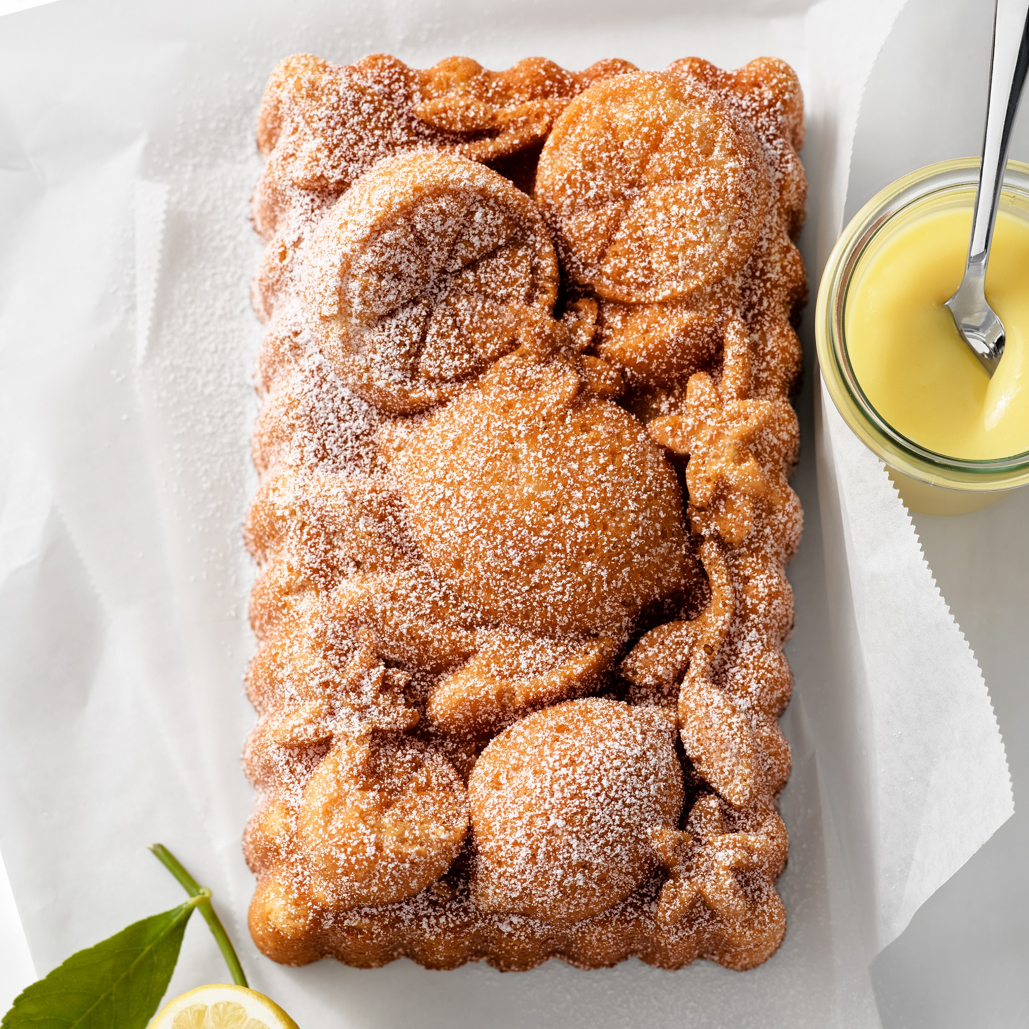 Nordic Ware Citrus Blossom Loaf Pan and Meyer Lemon Quickbread Mix