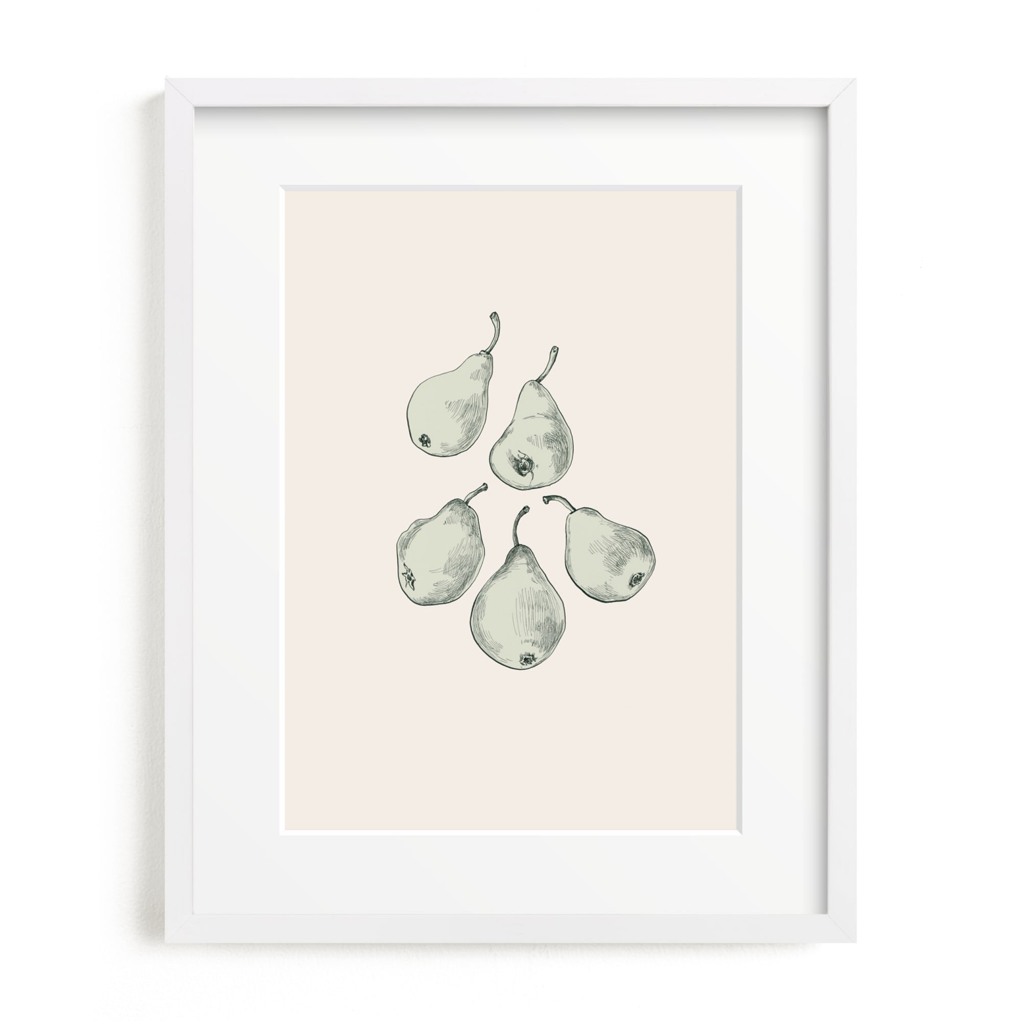 Pears as Tears Limited Edition Kitchen Art by Minted