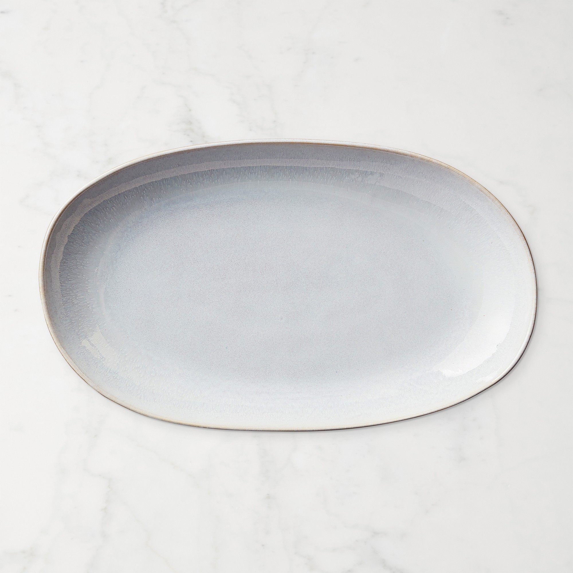 Cyprus Reactive Glaze Small Oval Platter