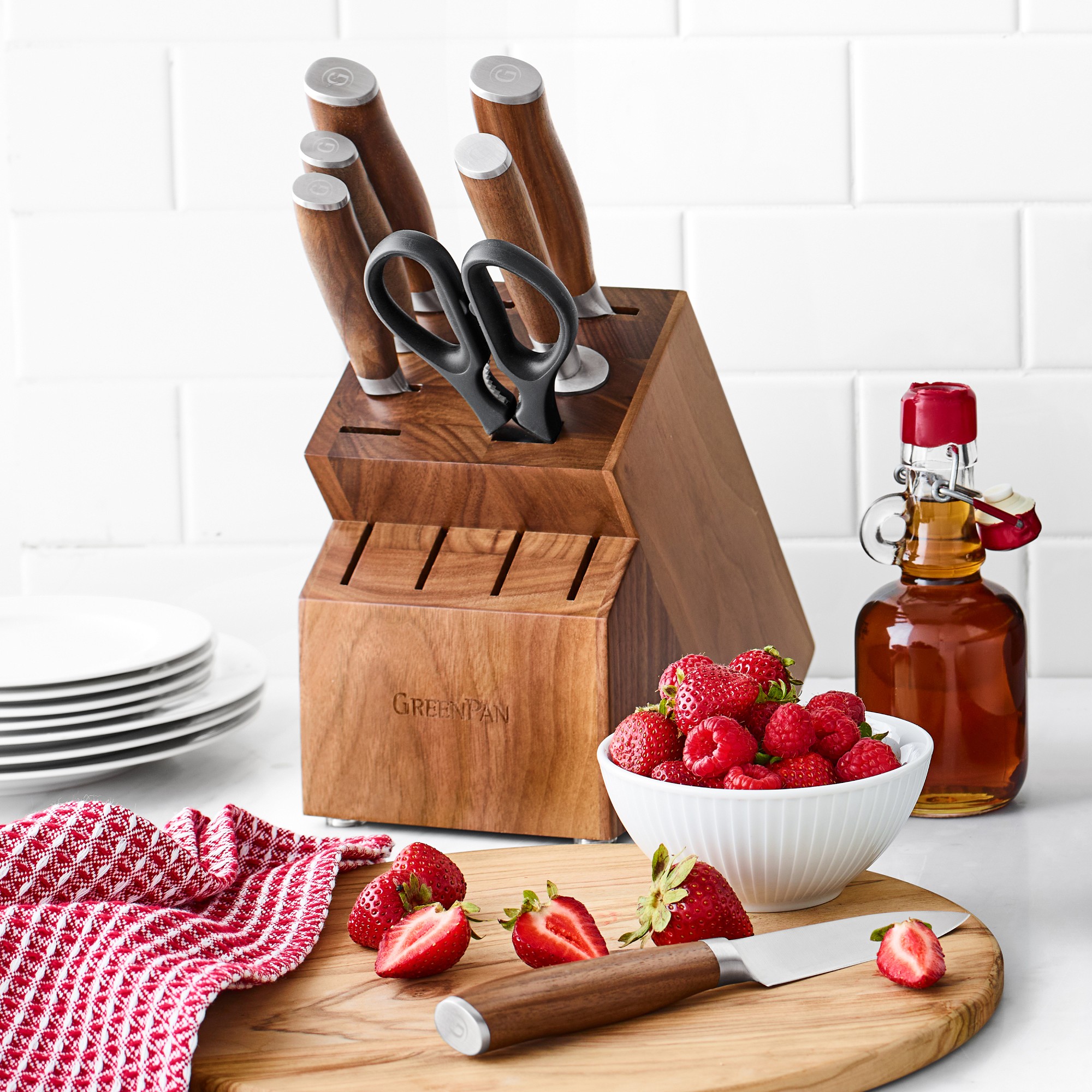 GreenPan™ Premiere Knife Block, Set of 12
