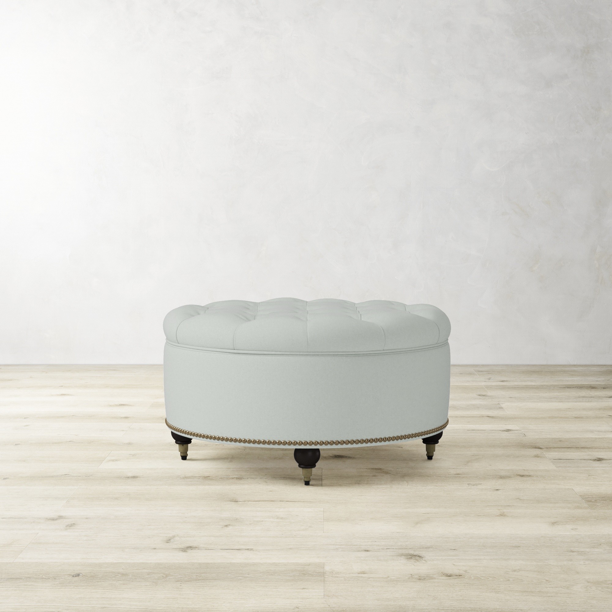 Soho Tufted Round Storage Ottoman (36)
