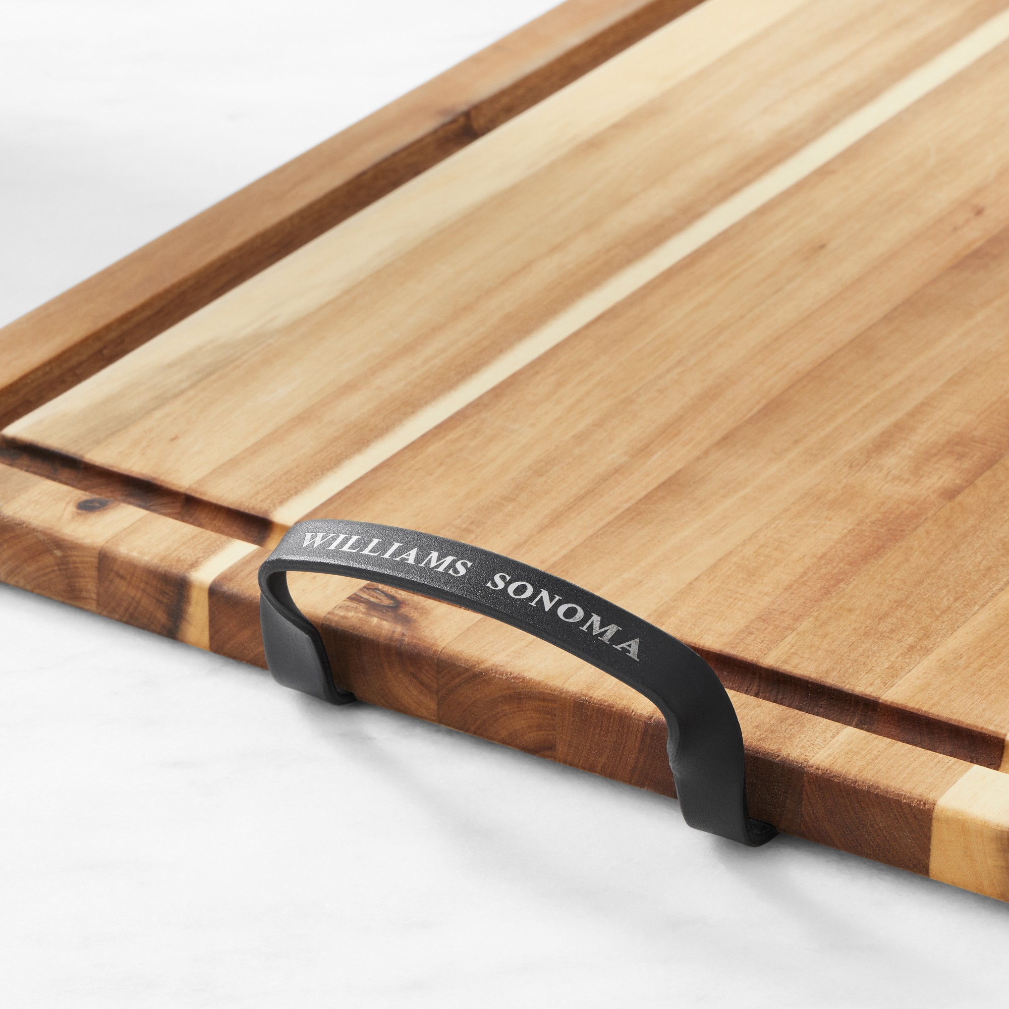 Williams Sonoma Acacia Carving Board with Handles, 20x15