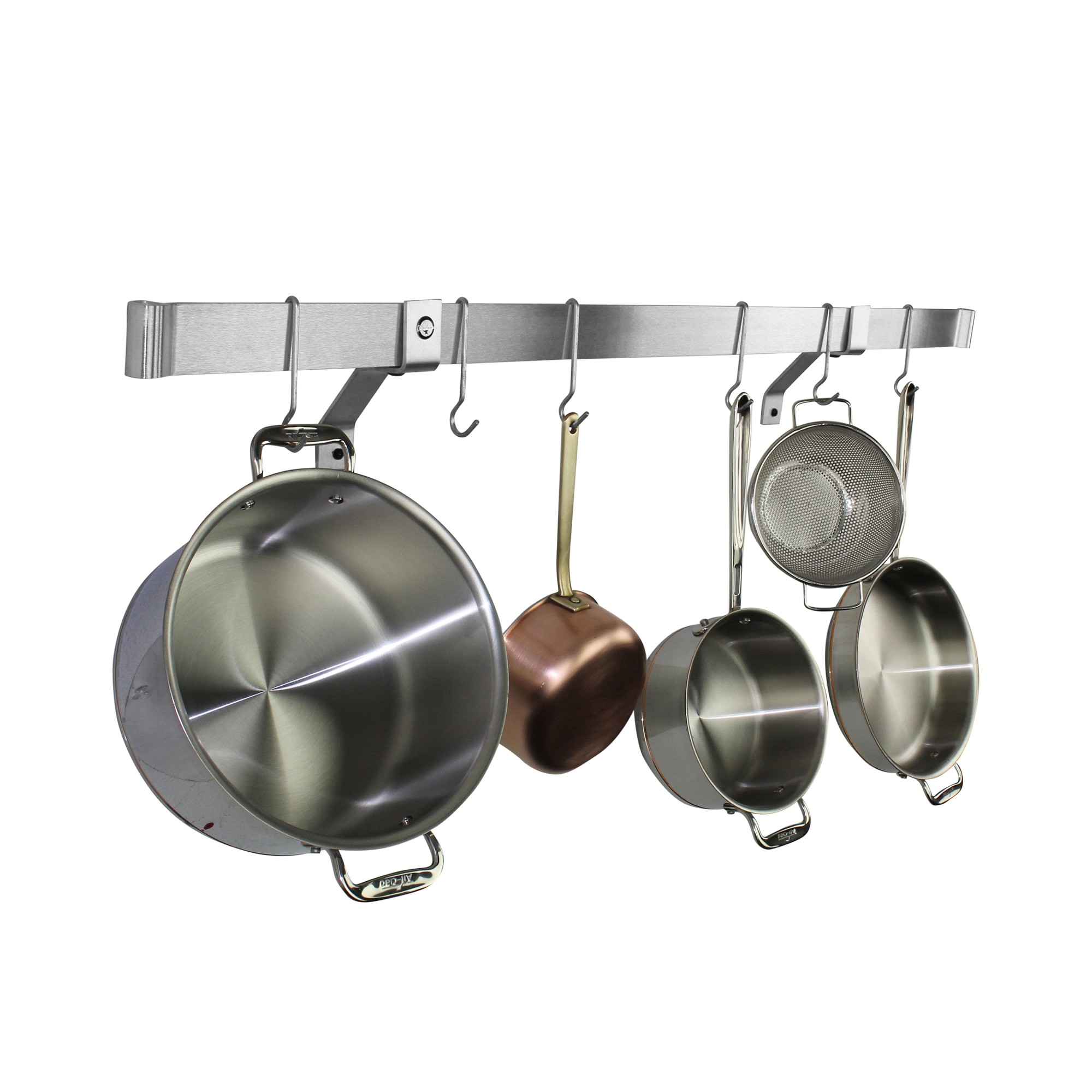 Enclume  Rolled-End Bar Wall-Mounted Pot Rack