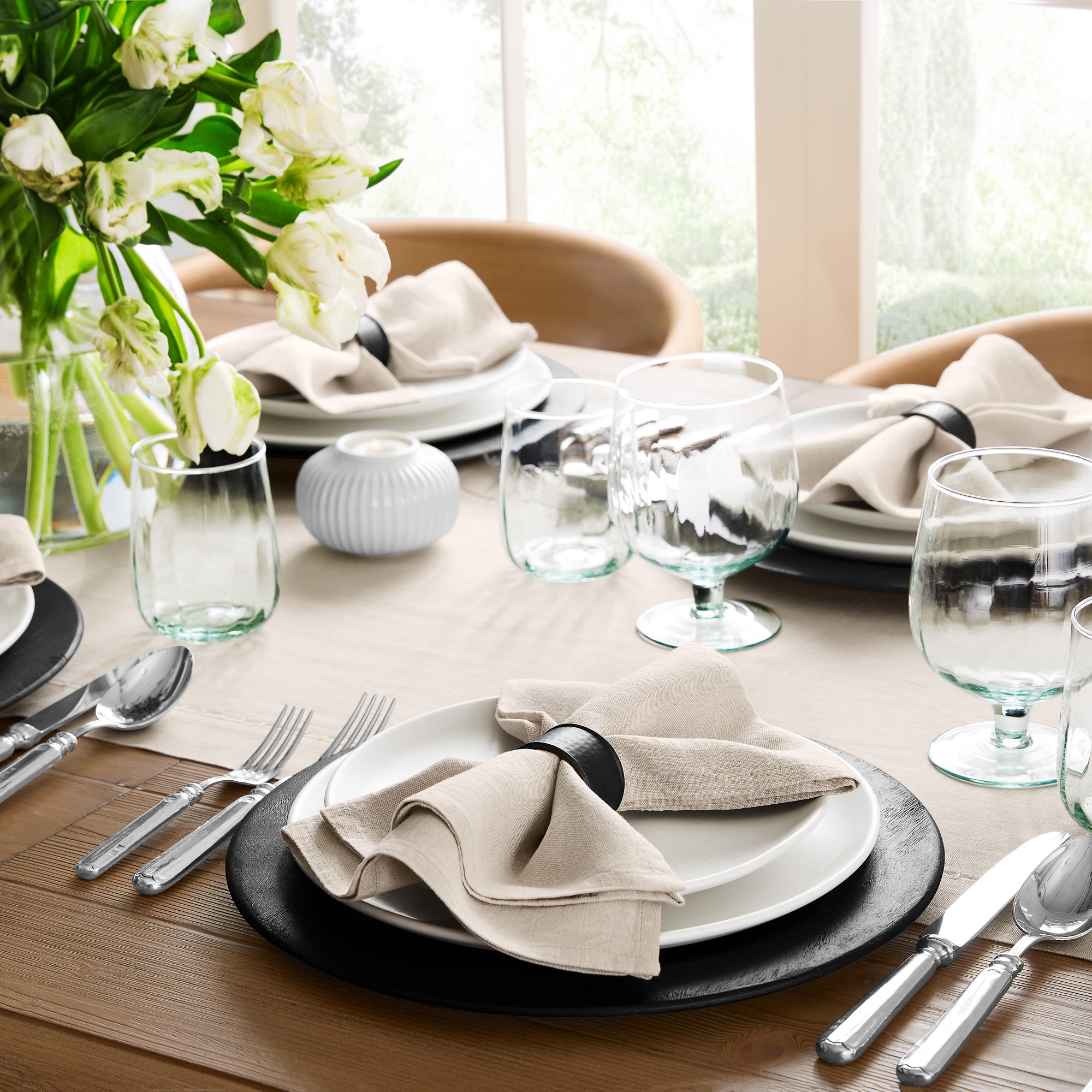 Italian Washed Linen Table Runner