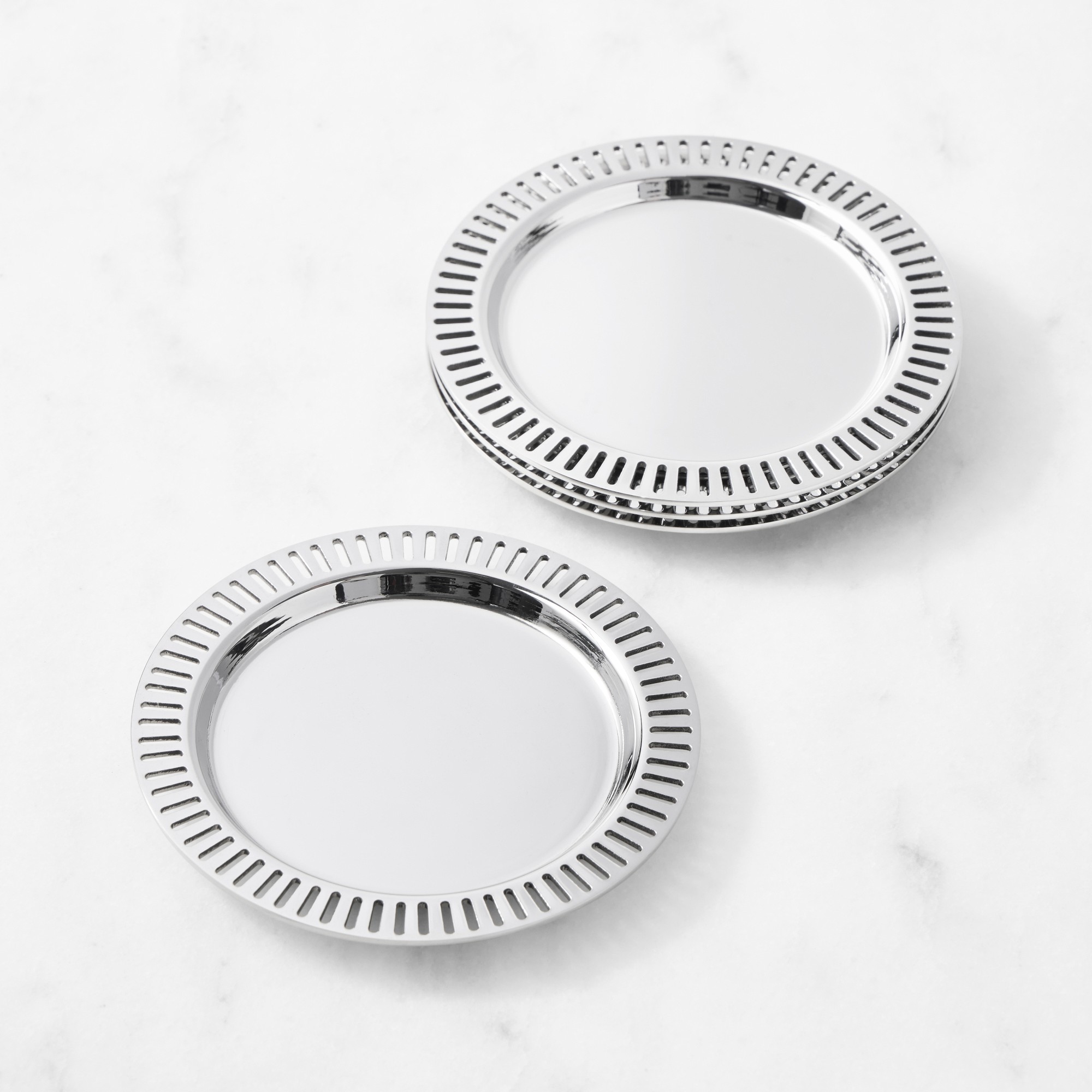 ANNA New York Striations Coasters, Set of 4