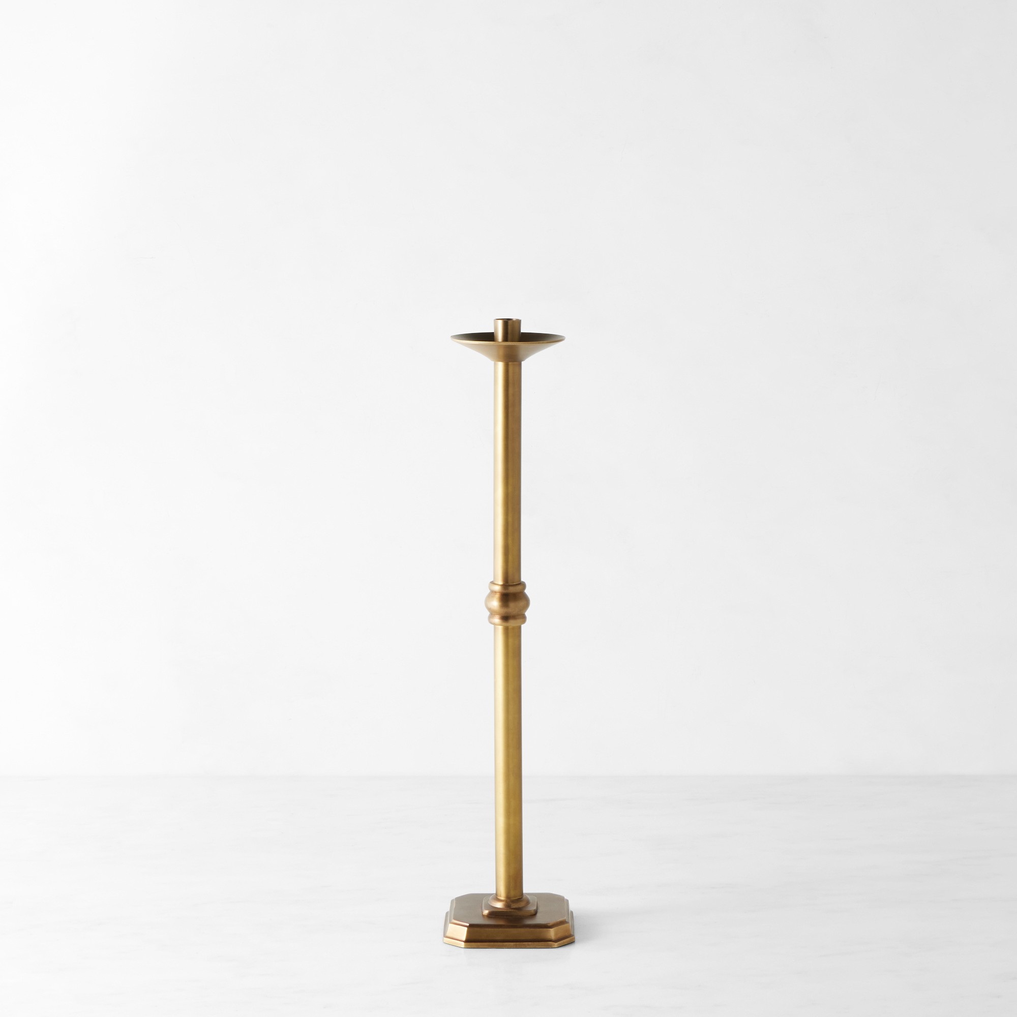 Oversized Brass Taper Holder