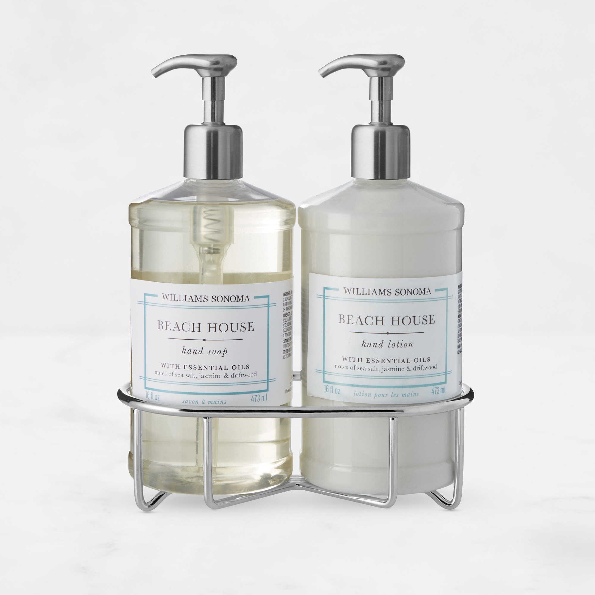 Williams Sonoma Beach House Hand Soap & Lotion 3-Piece Set