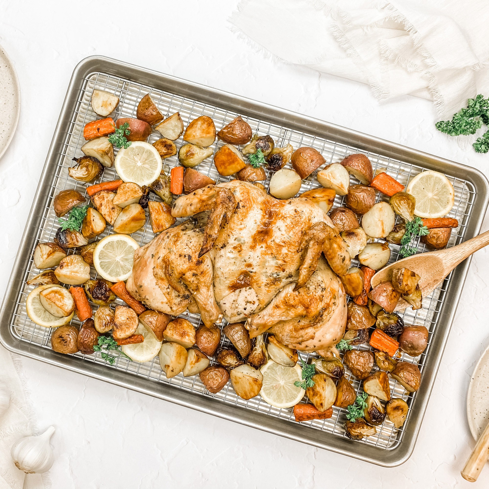 USA Pan Extra Large Nonstick Sheet Pan + Cooling Rack