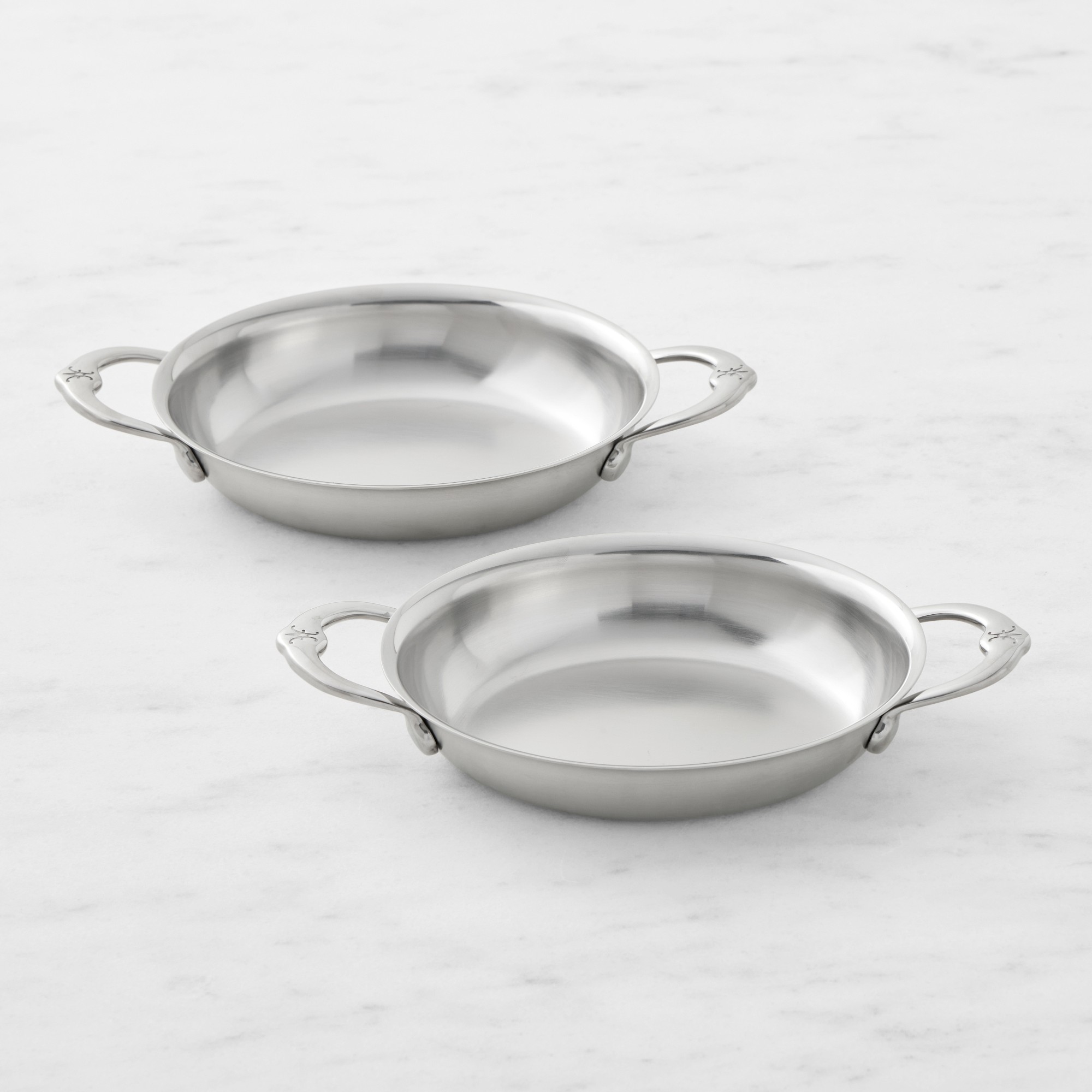 Hestan Provisions Stainless-Steel Mini Oval Gratins Set of Two