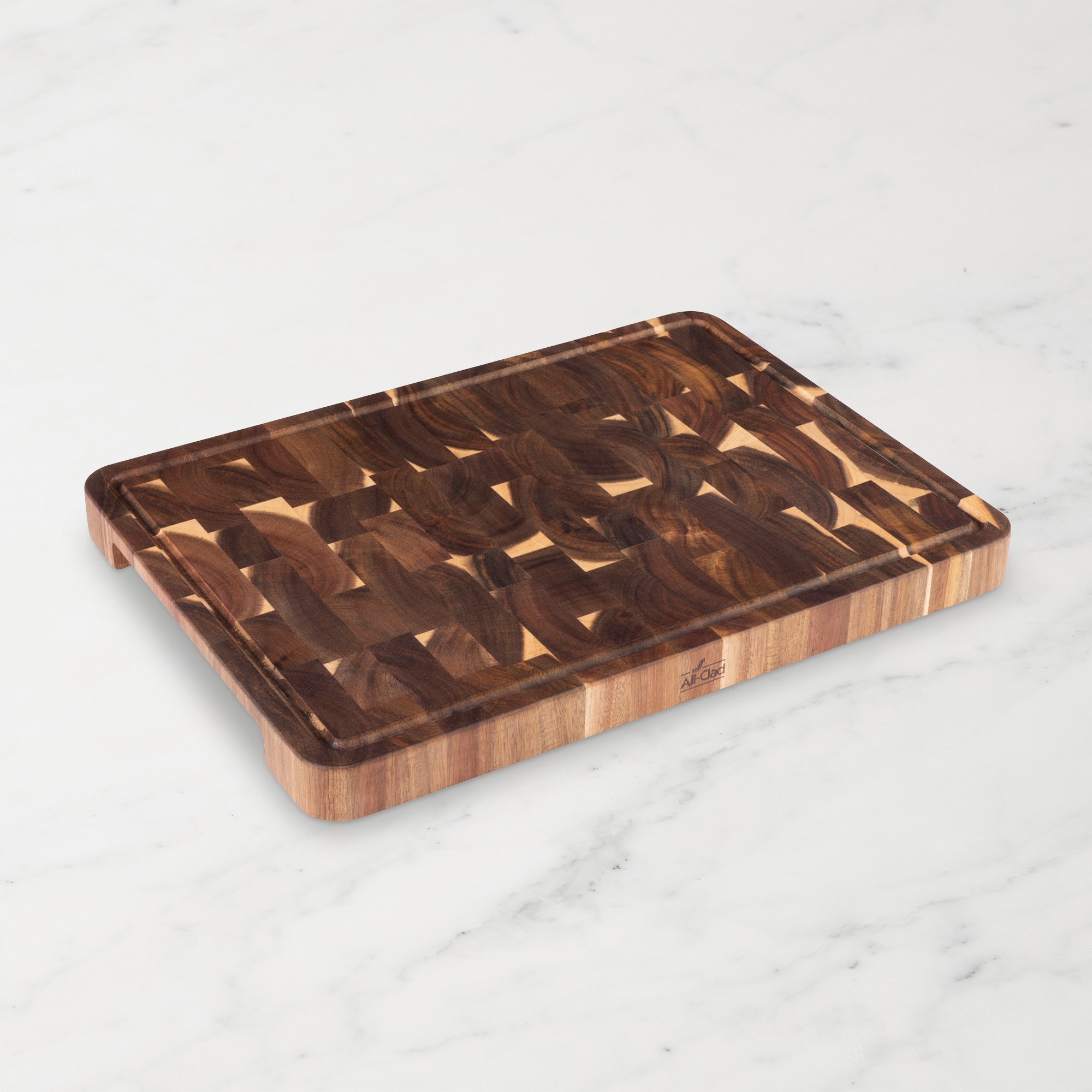 All-Clad Acacia Endgrain Cutting Board, 14x19