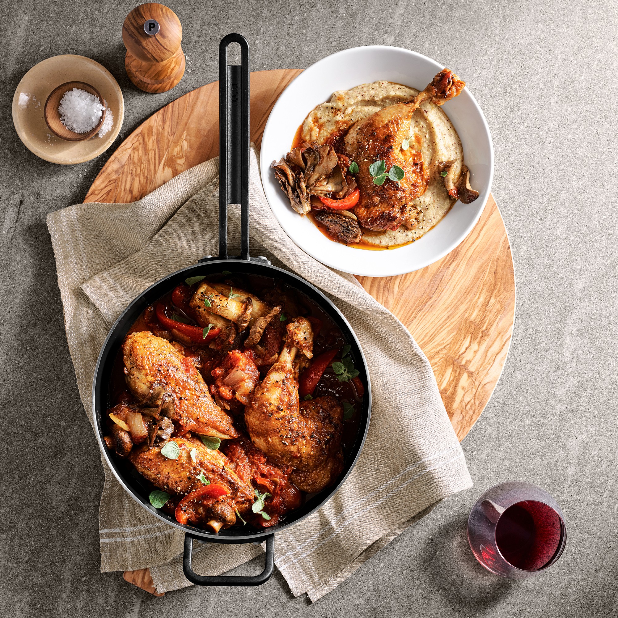 GreenPan™ Stanley Tucci™ Stainless-Steel Ceramic Nonstick Essential Stanley Pan, 6 1/2-Qt.