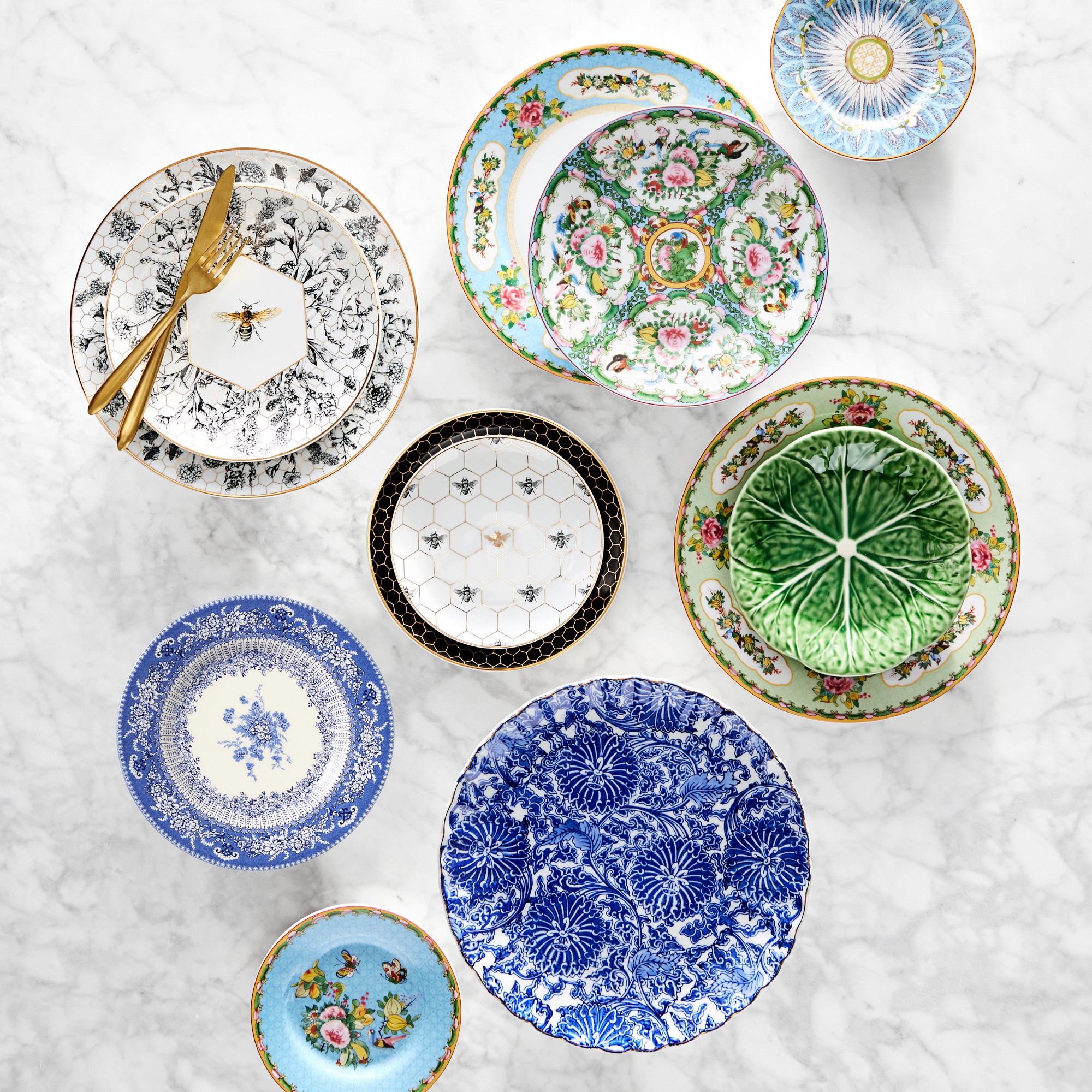 Famille RoseDinner Plates