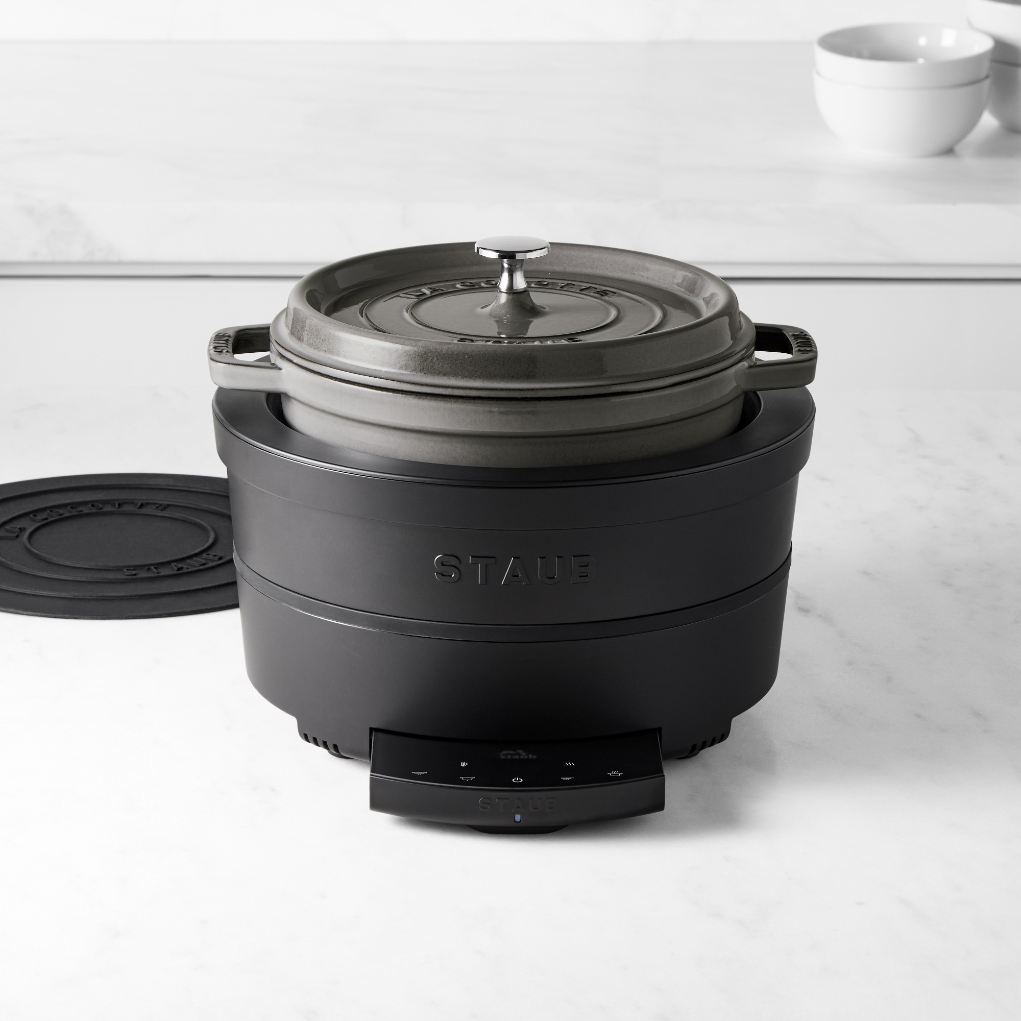Staub Induction Multi-Cooker with Staub Round Oven
