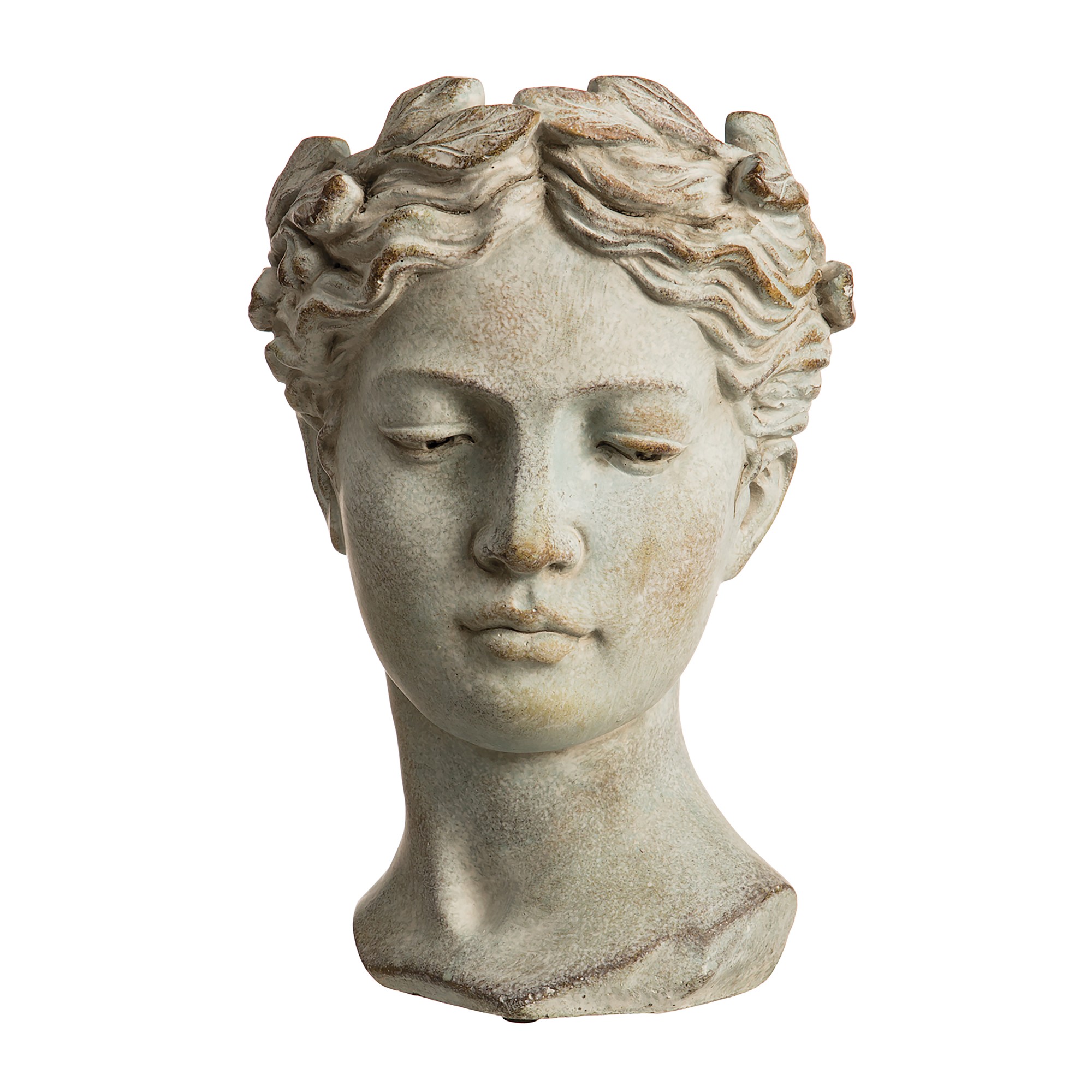 Female Bust Garden Planter, 10