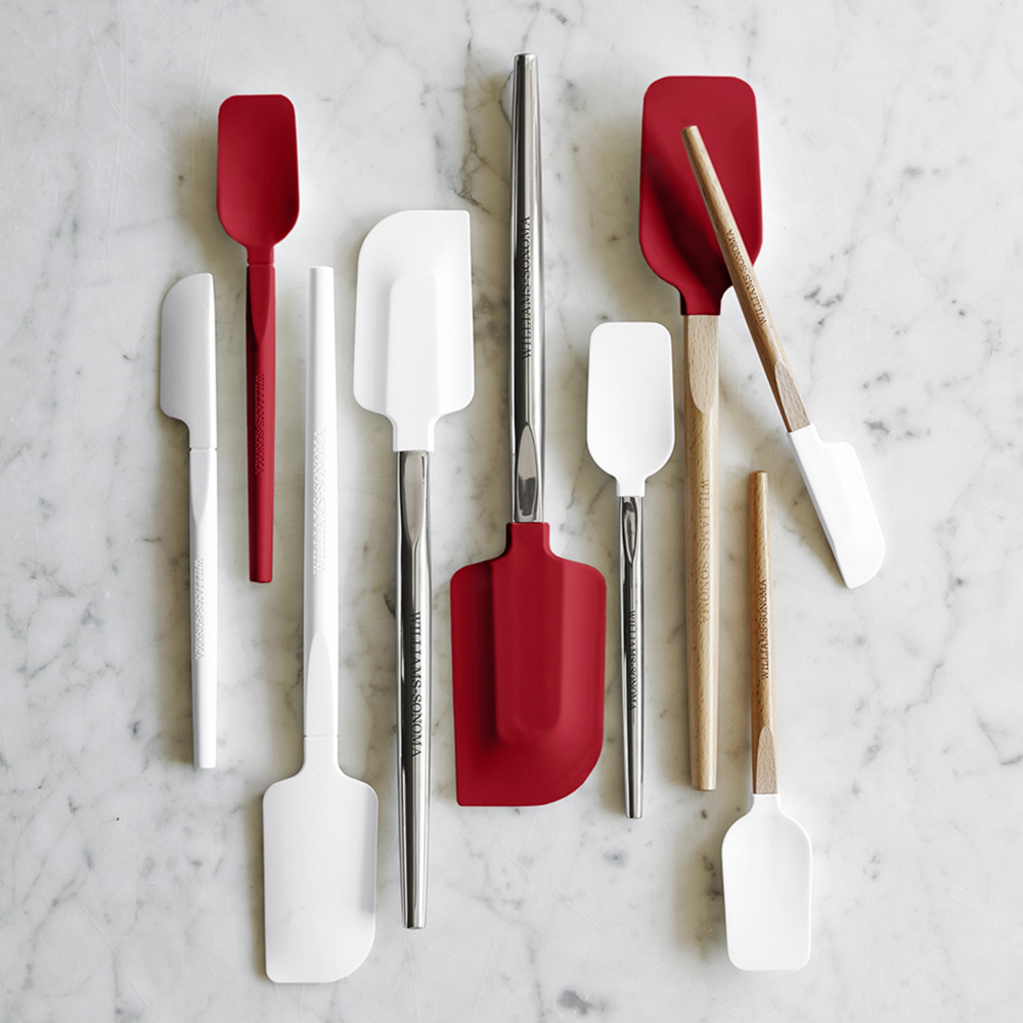 Williams Sonoma Silicone Wood Spoonula with Classic Wood Handle