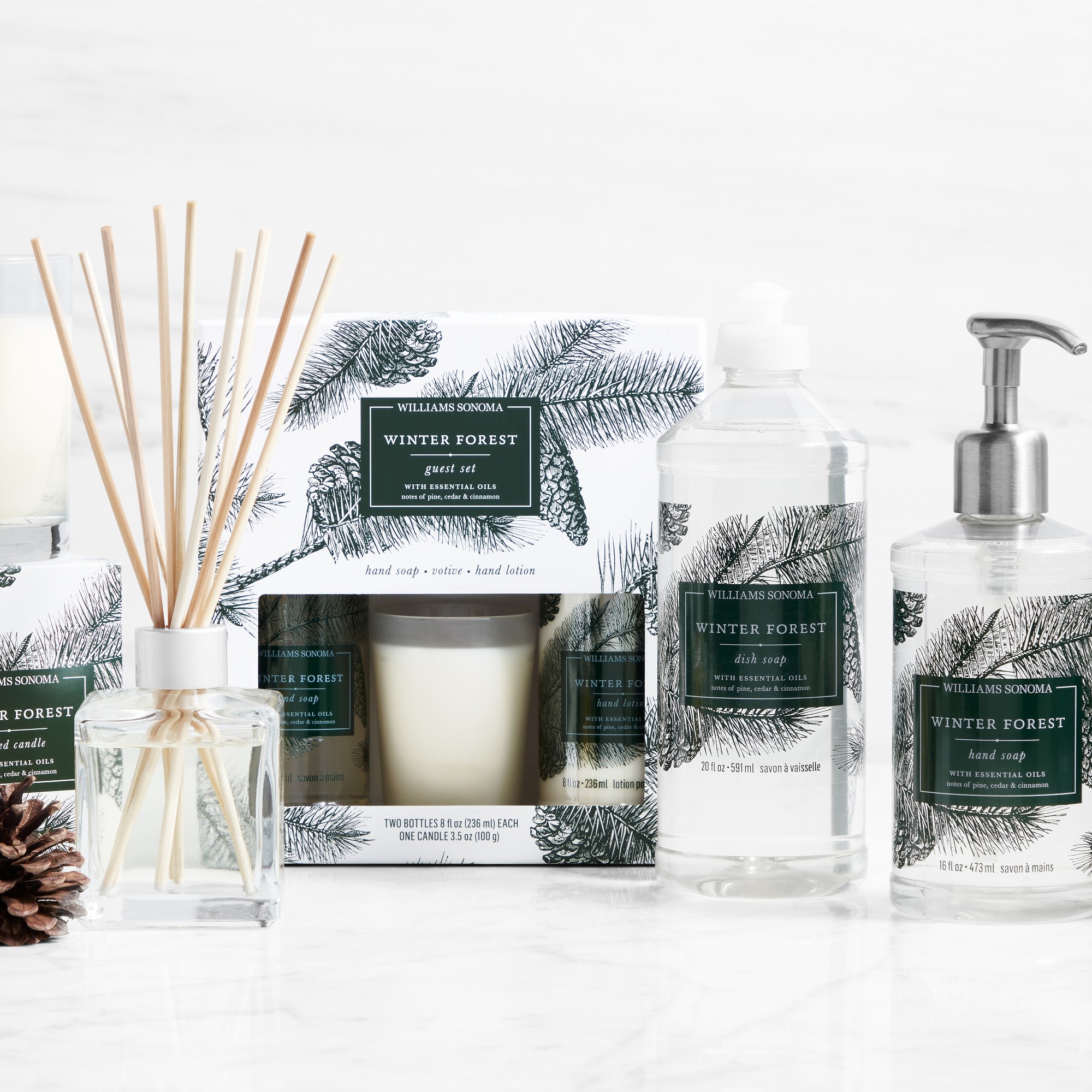 Williams Sonoma Winter Forest Dish Soap