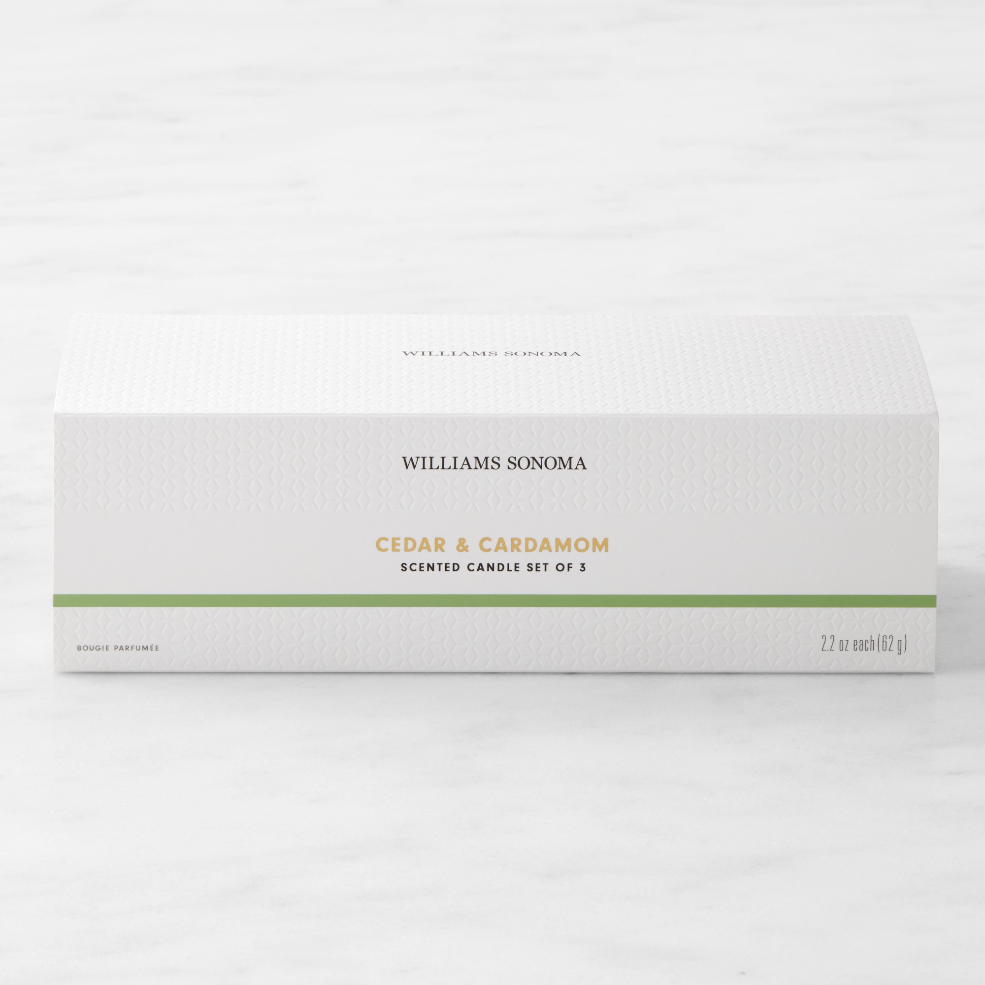 Home Fragrance Candles Set of 3, Cedar and Cardamom