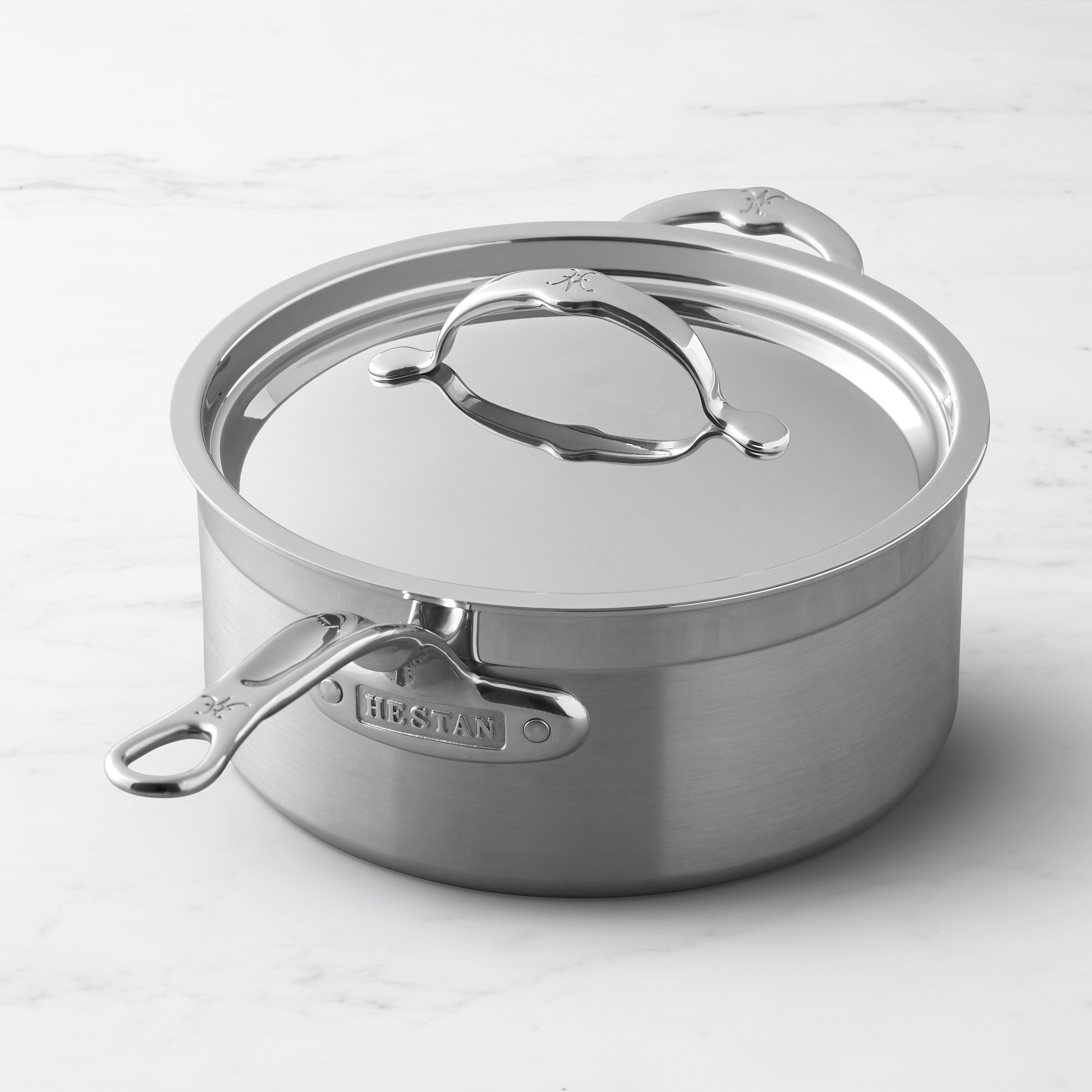Hestan ProBond Professional Clad Stainless-Steel Covered Saucepan