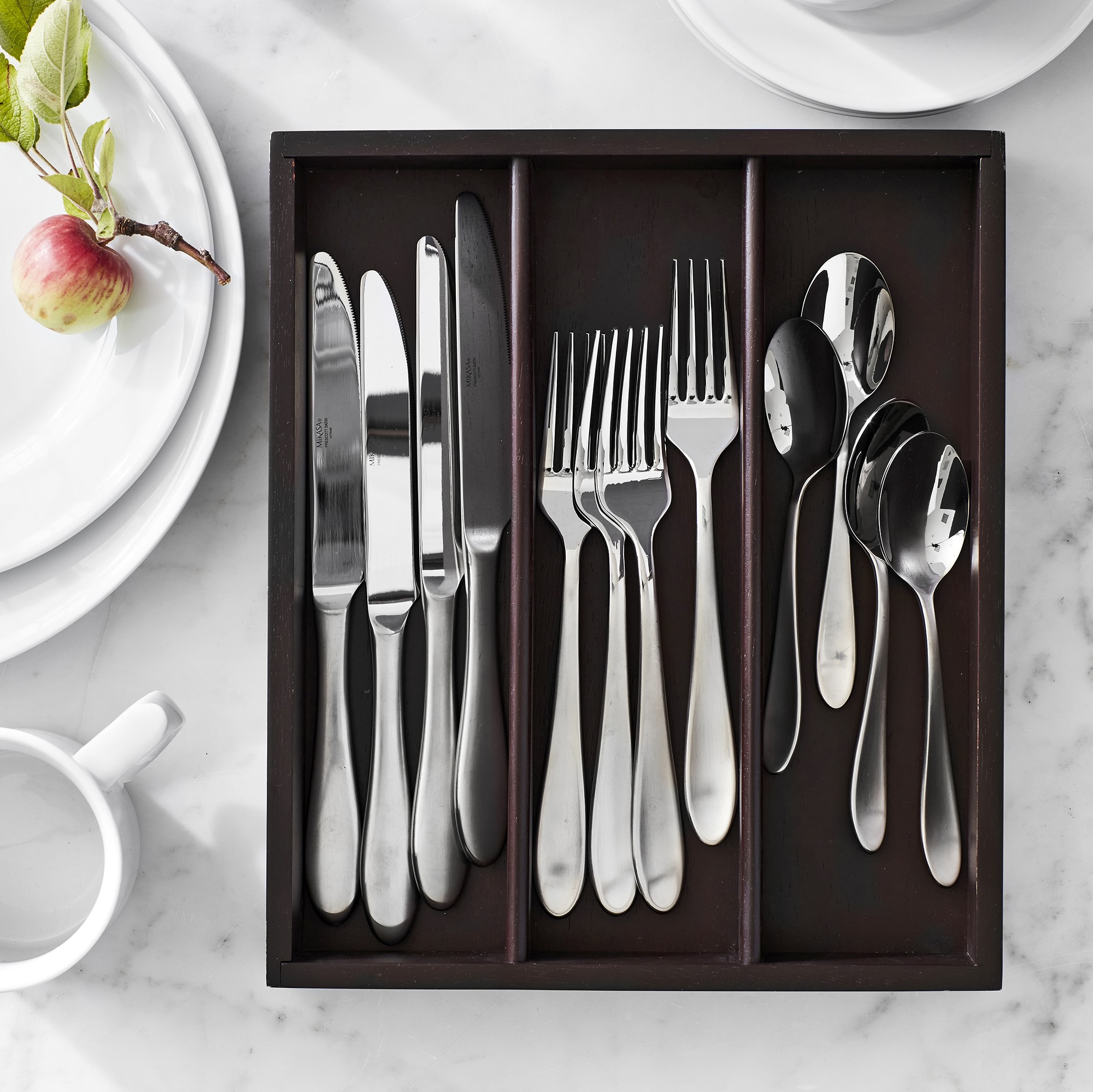 Williams Sonoma Pantry 36-Piece Flatware Set with Caddy