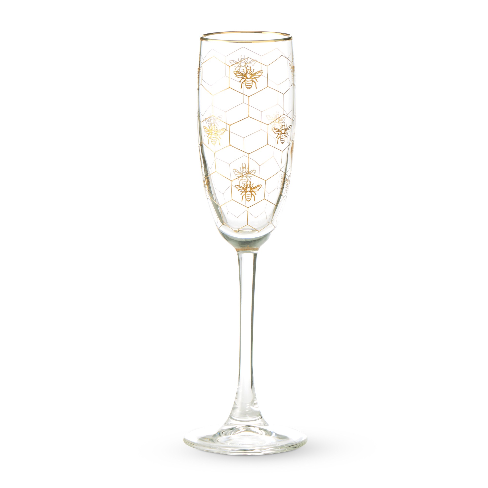 Honeycomb Champagne Flutes
