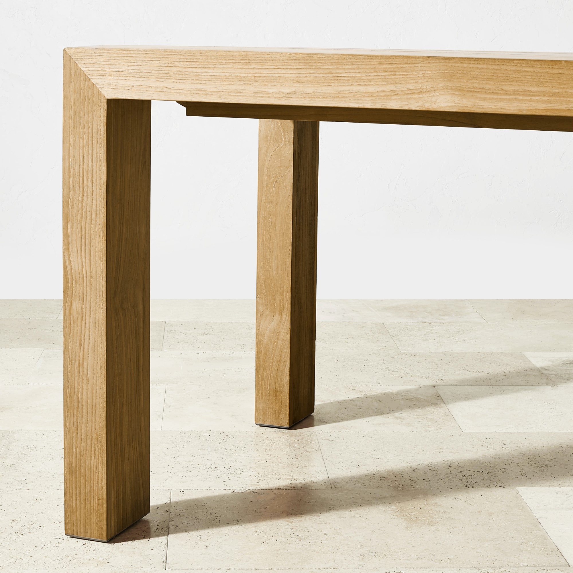 Larnaca Outdoor Teak Extendable Dining Table (72-118)