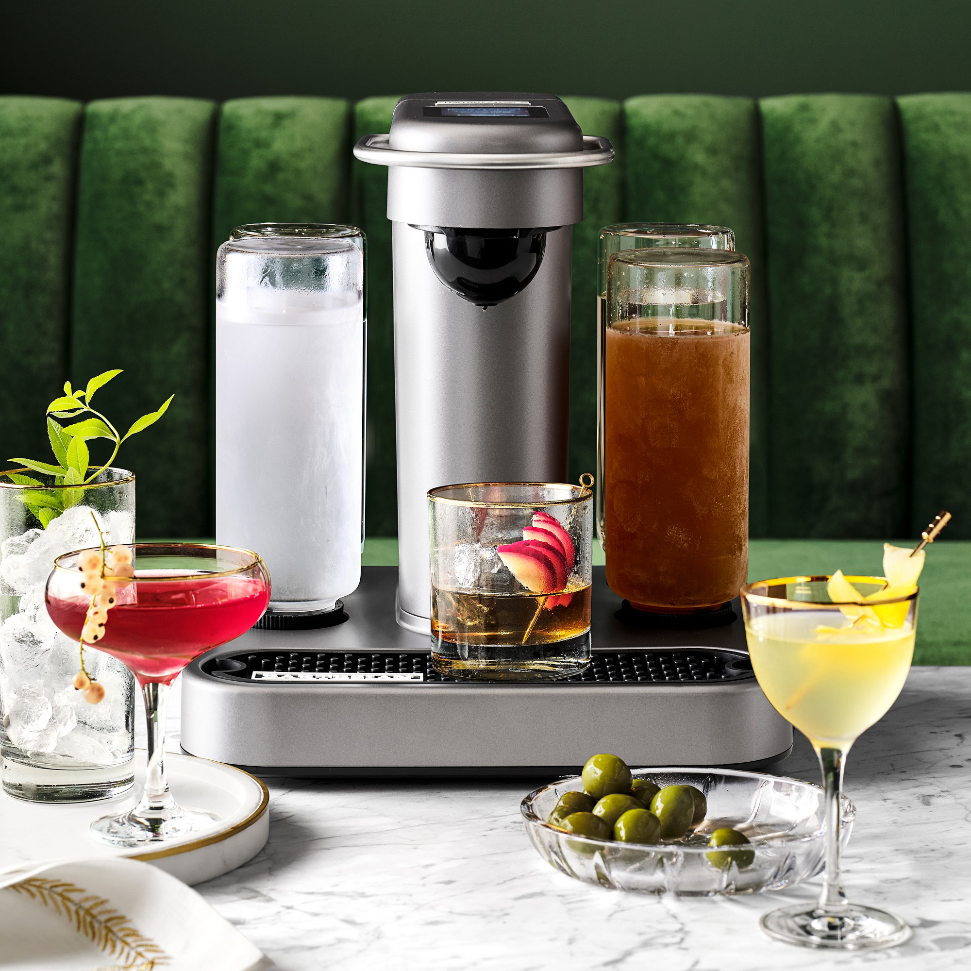 Gold Rim Double Old-Fashioned Glasses, Set of 4