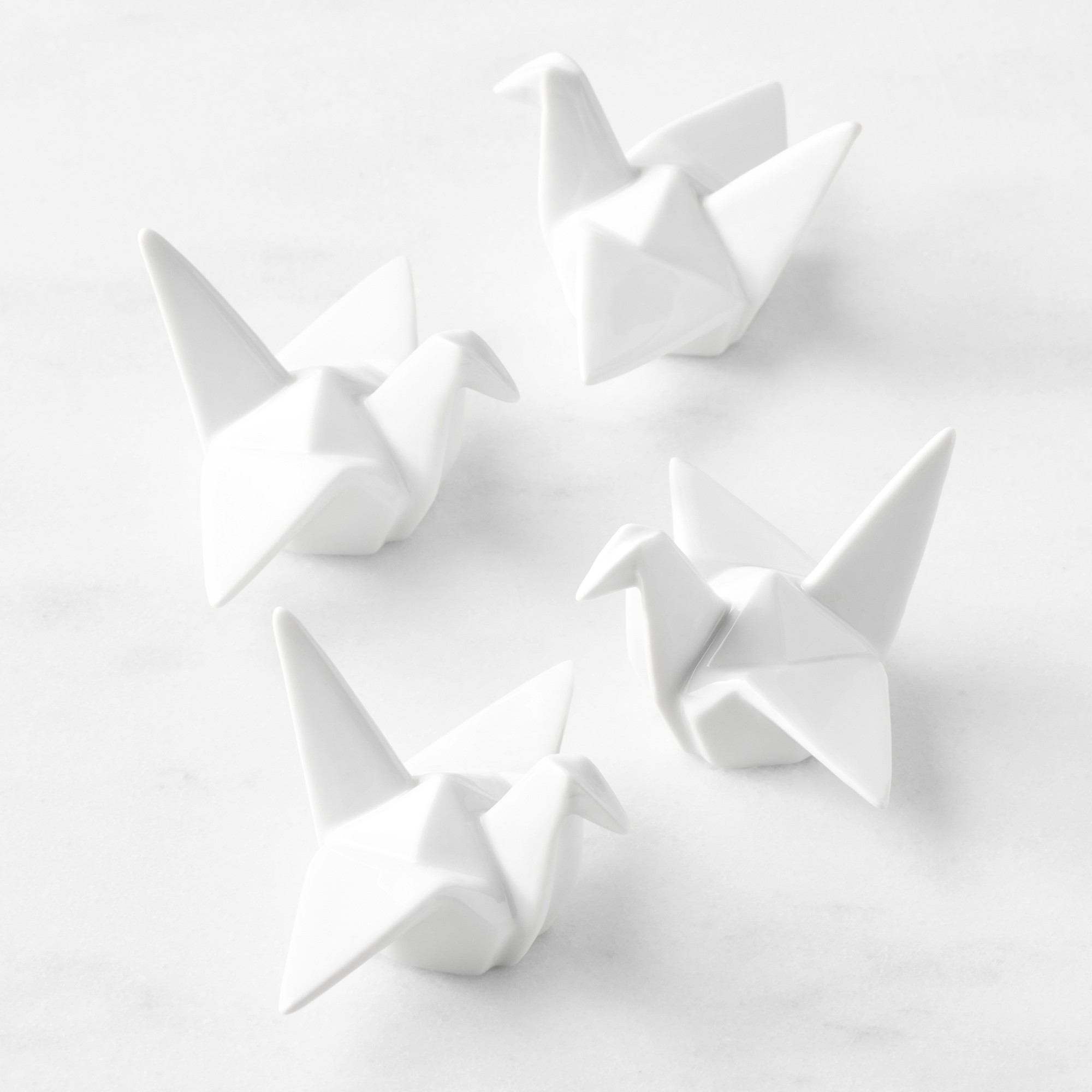 Origami Crane Chopsticks Rest, Set of 4