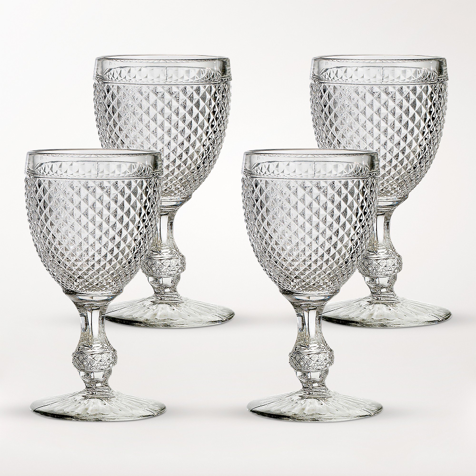 Vista Alegre Bicos Water Goblets, Set of 4