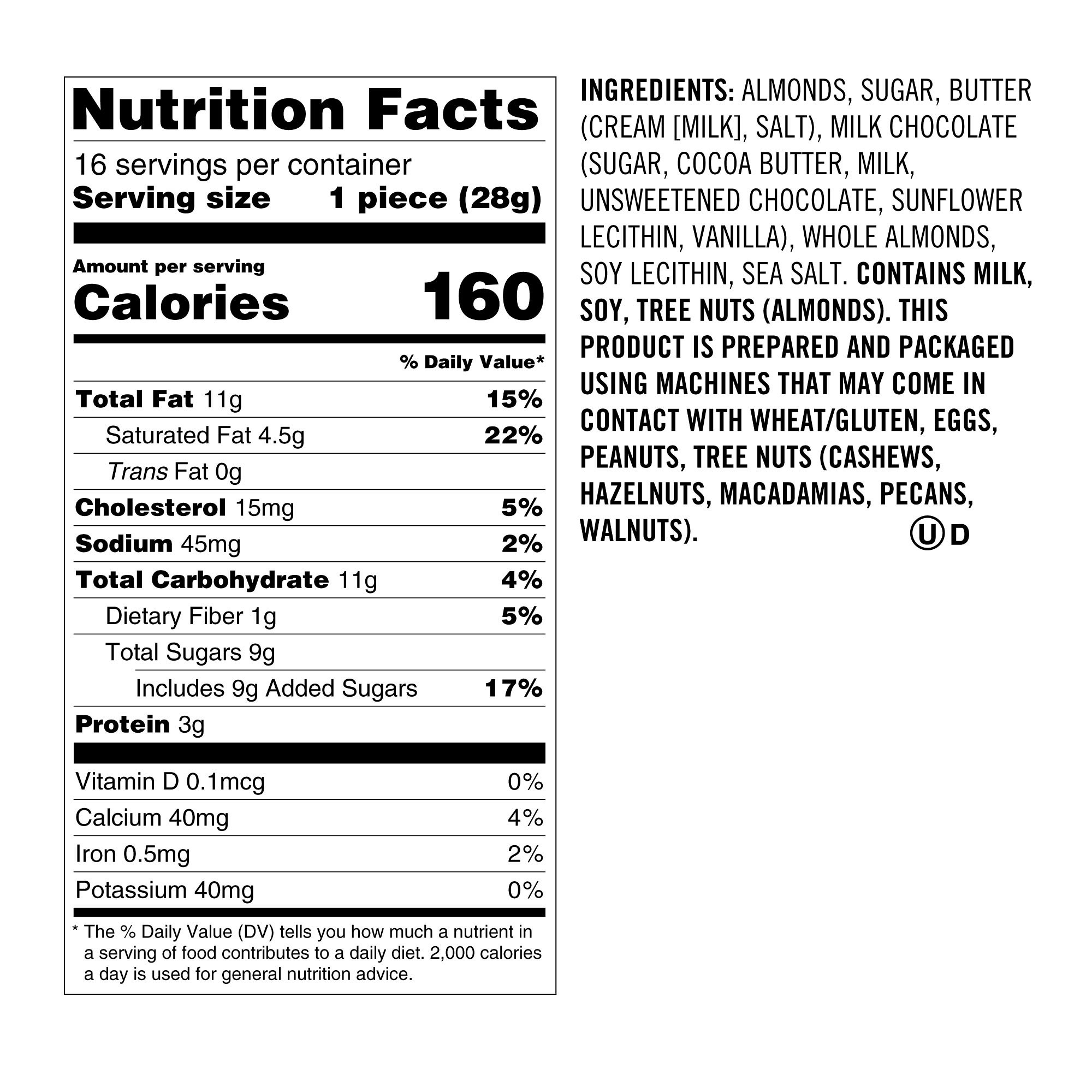 Williams Sonoma Handcrafted Toffee