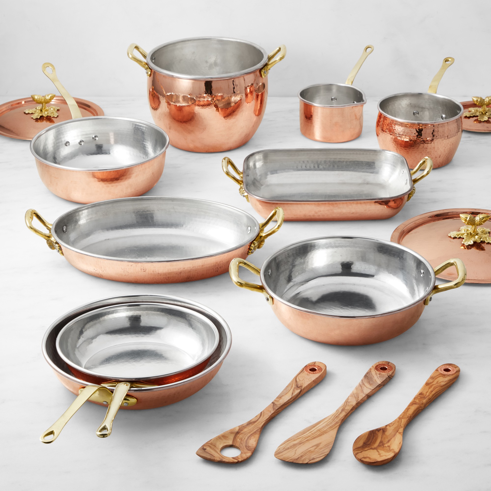 Ruffoni Historia Hammered Copper 15-Piece Cookware Set