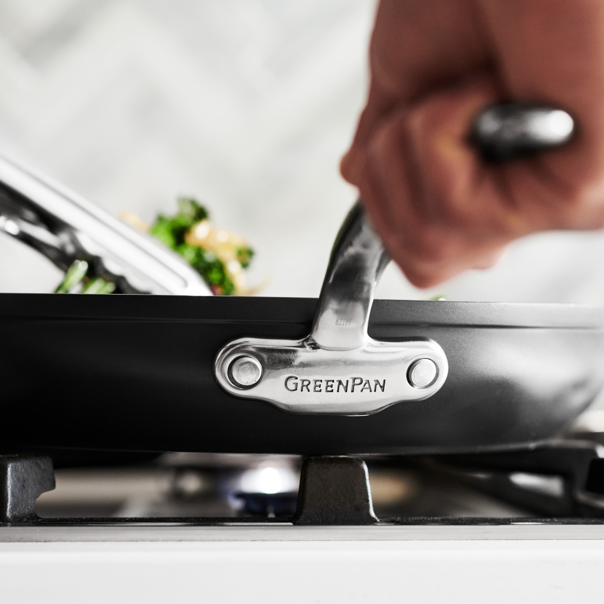 GreenPan™ Premiere Hard Anodized Ceramic Nonstick Covered Fry Pan