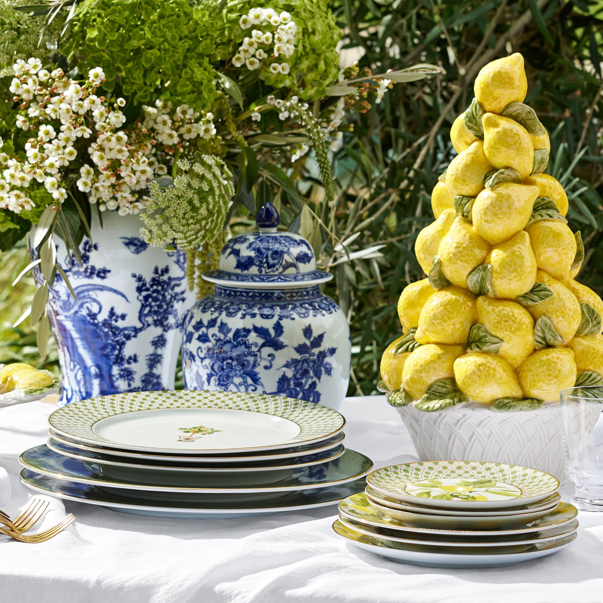 Limone 12-Piece Dinnerware Set