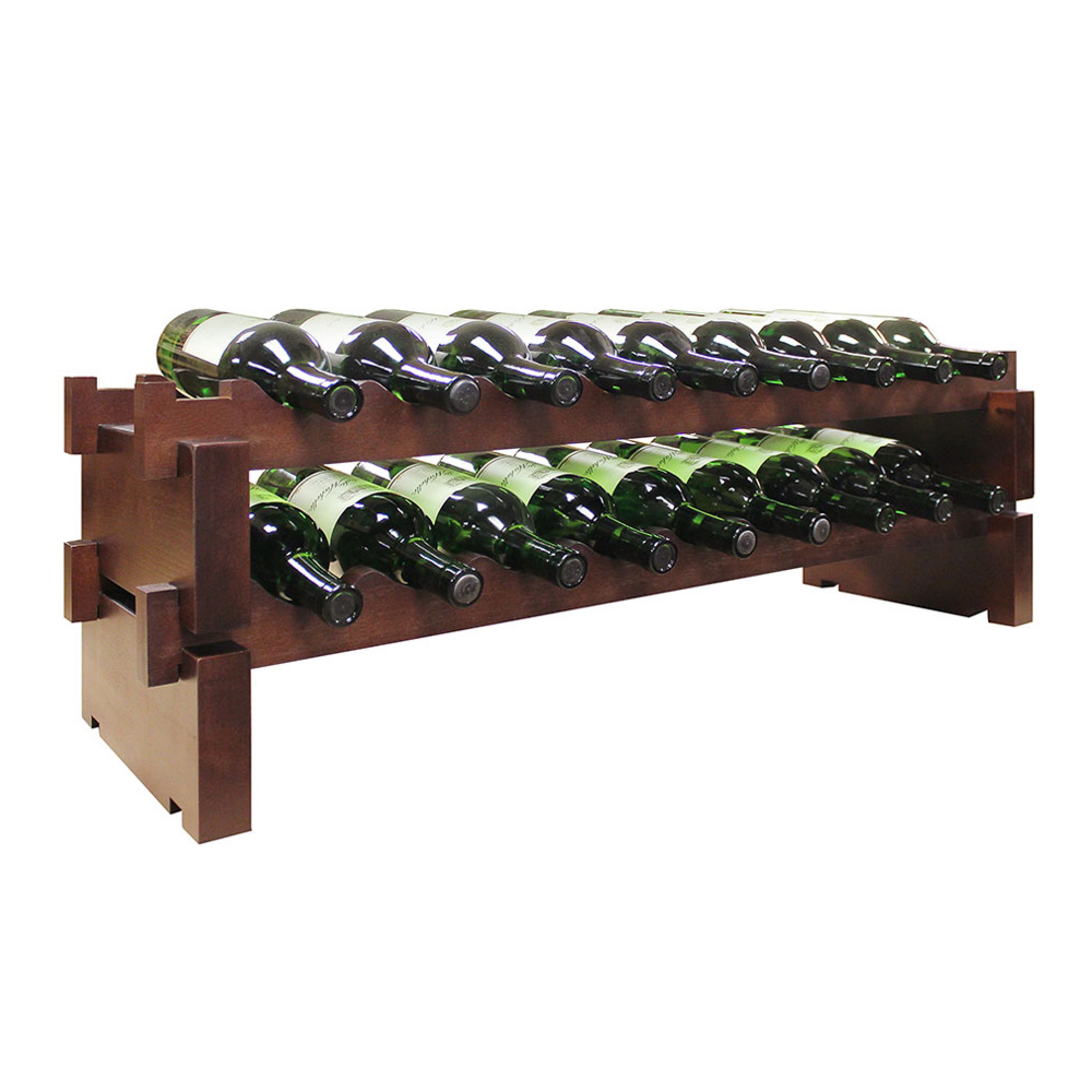 Williams Sonoma Walnut Wine Rack