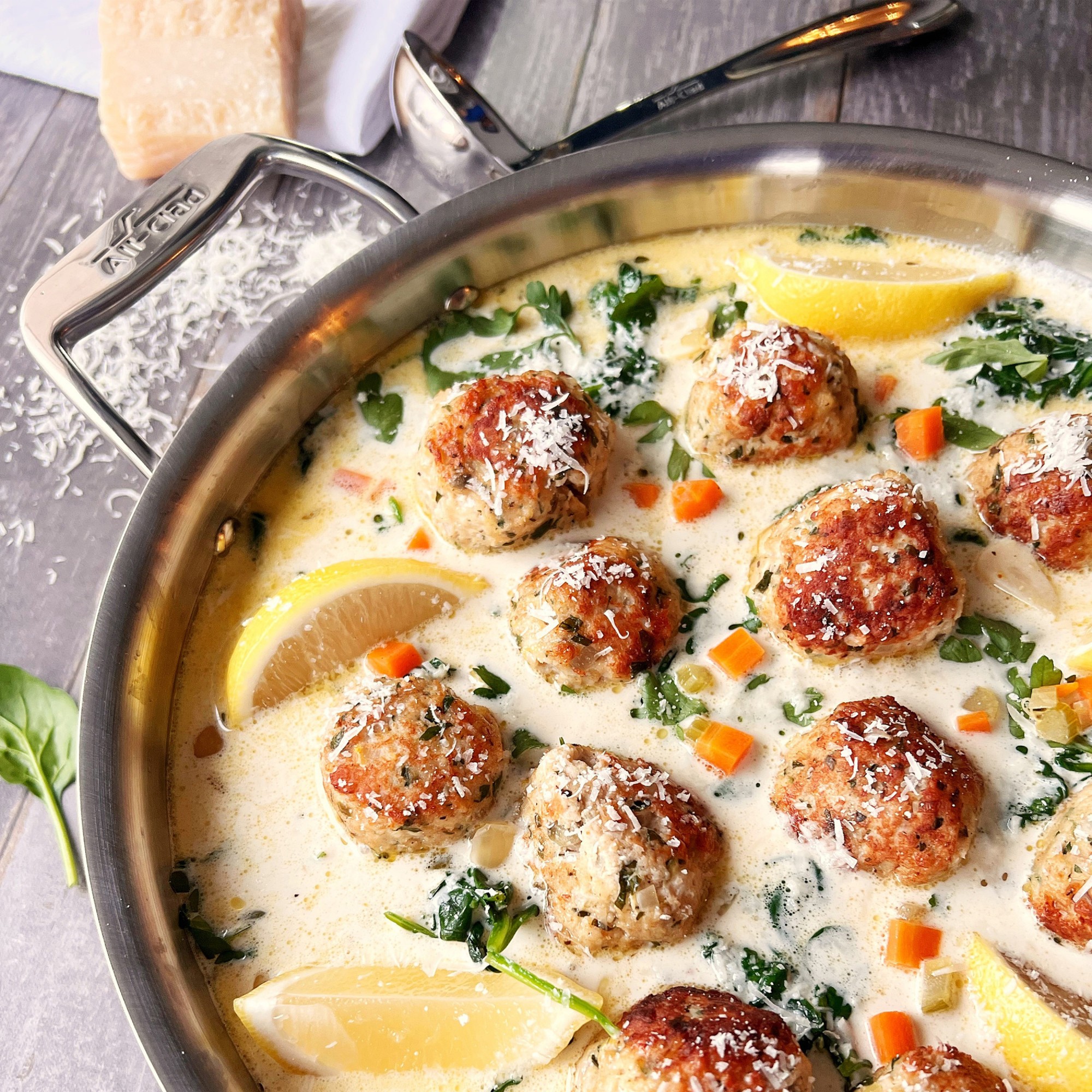 All-Clad D5® Brushed Stainless-Steel Weeknight Pan, 4-Qt.