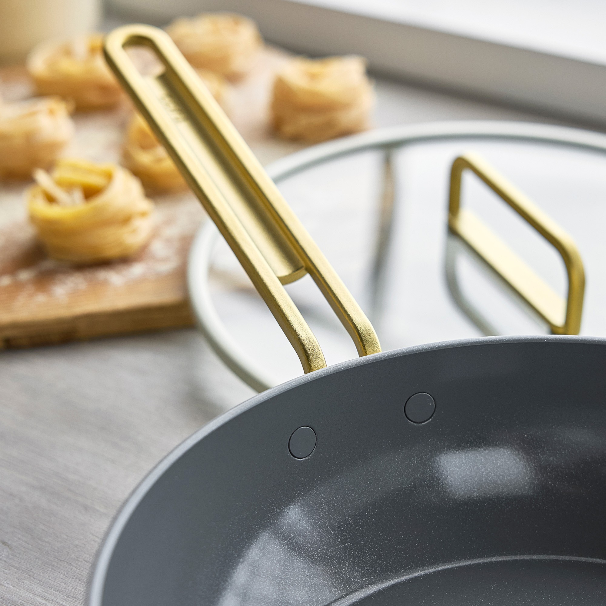 GreenPan™ Stanley Tucci™ Ceramic Nonstick Junior Essential Stanley Pan, 4 1/2-Qt.