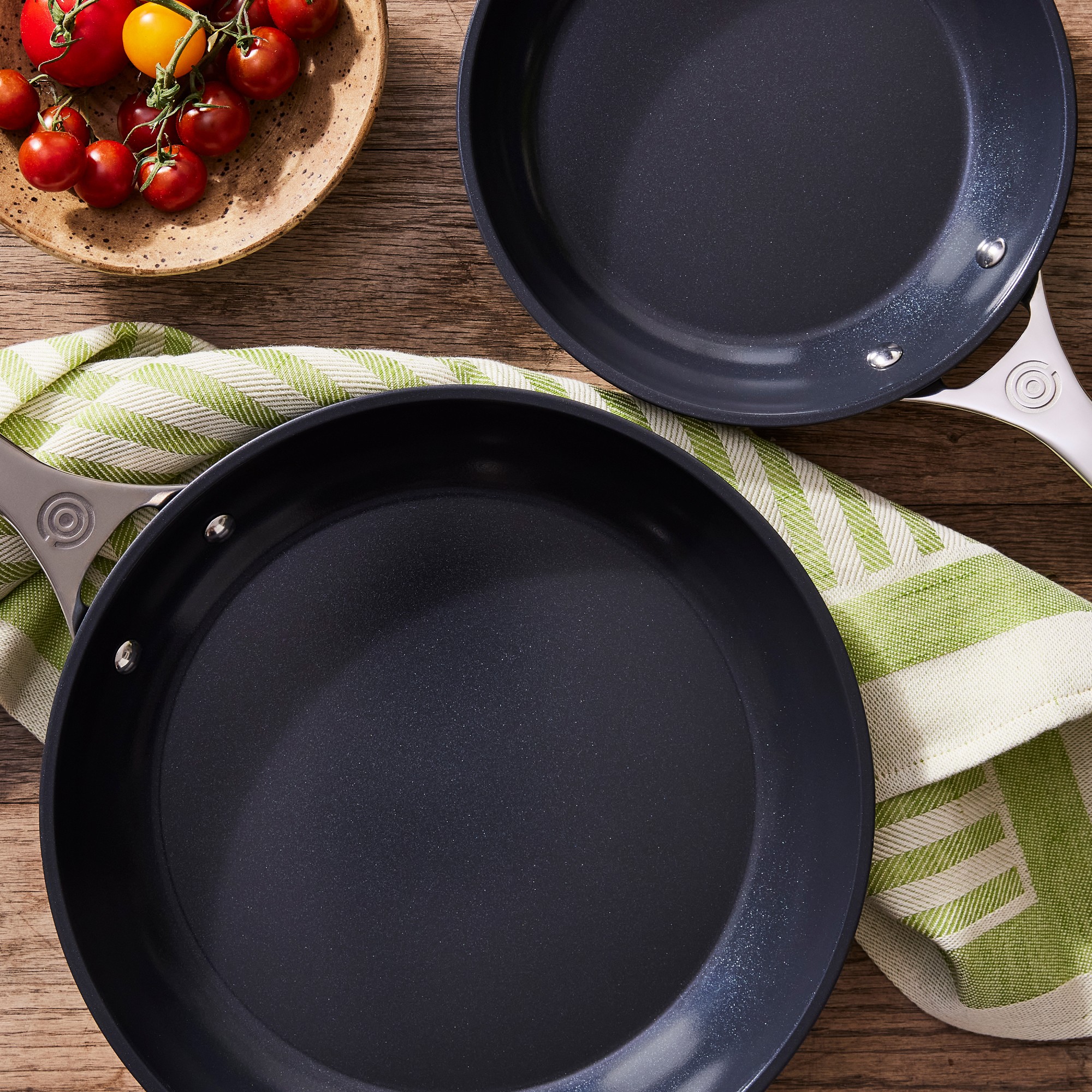 Le Creuset Ceramic Nonstick Fry Pan Set, 8 & 10