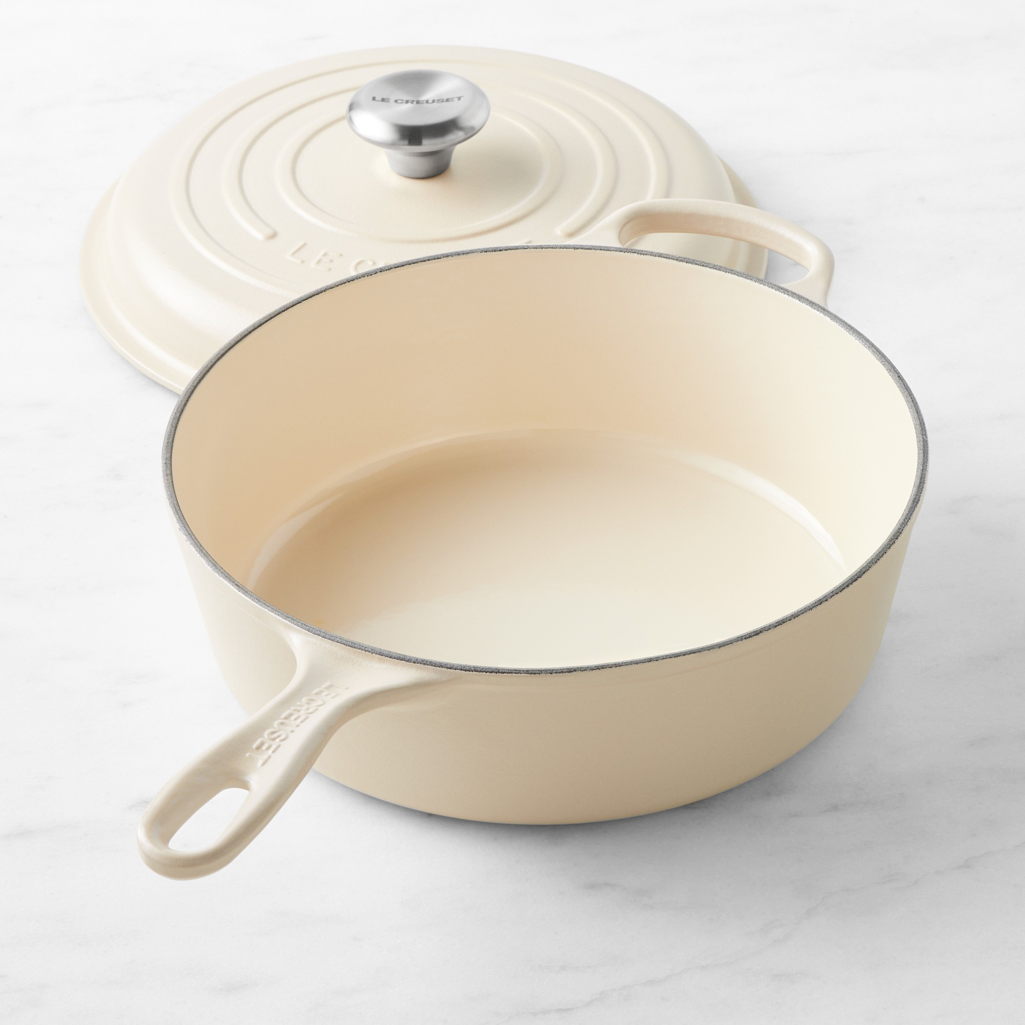 Le Creuset Enameled Cast Iron Cassadou Sauté Pan, 3 3/4-Qt.