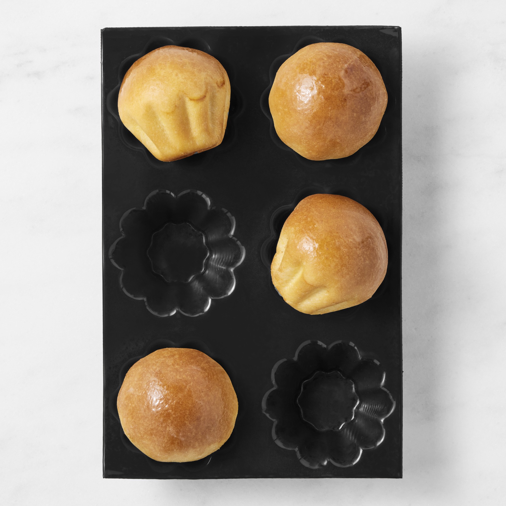 Flexipan® Nonstick Silicone Mini Brioche Mold