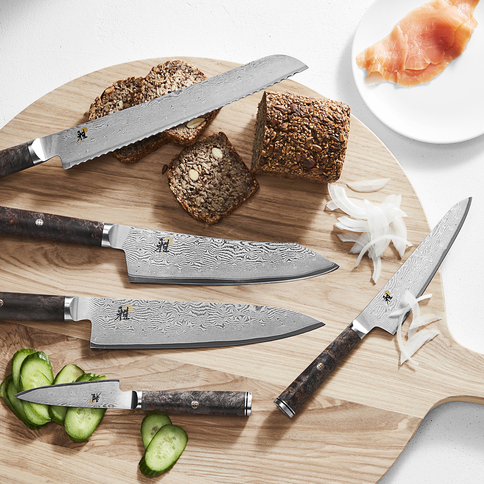 Miyabi Black Bread Knife, 9 1/2