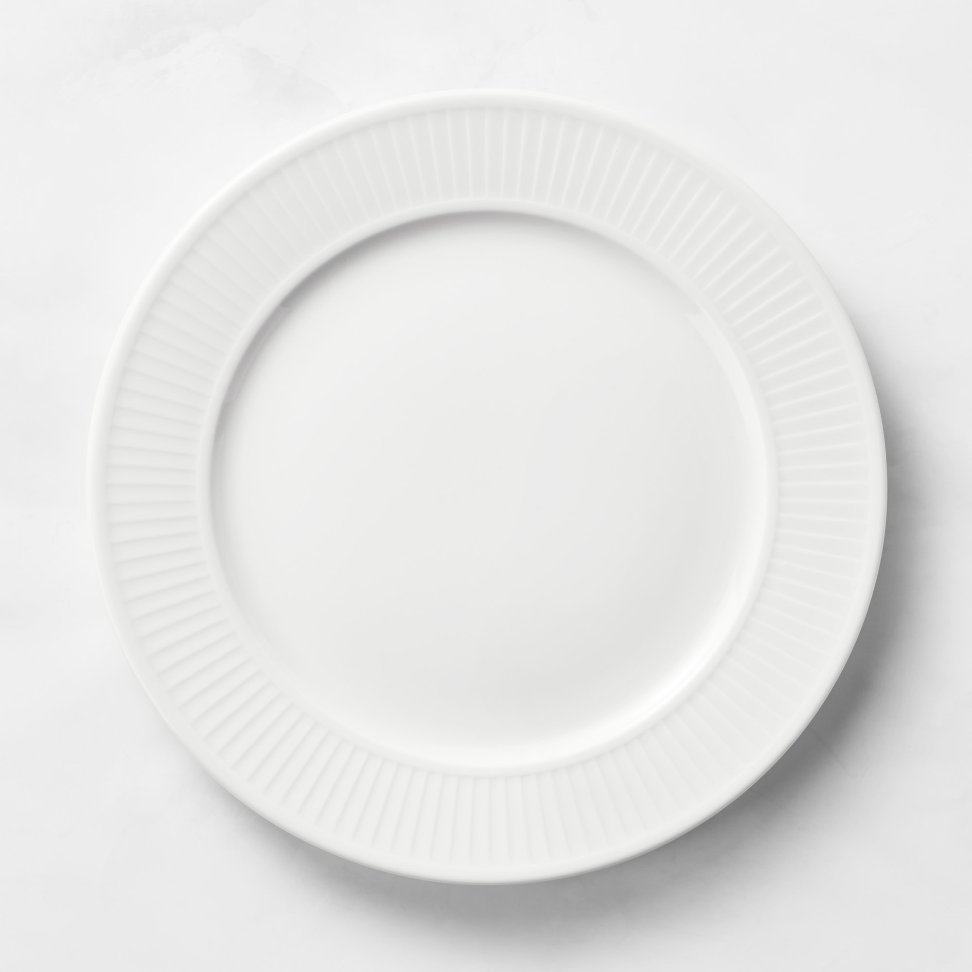 Pillivuyt Plisse Porcelain Dinner Plates