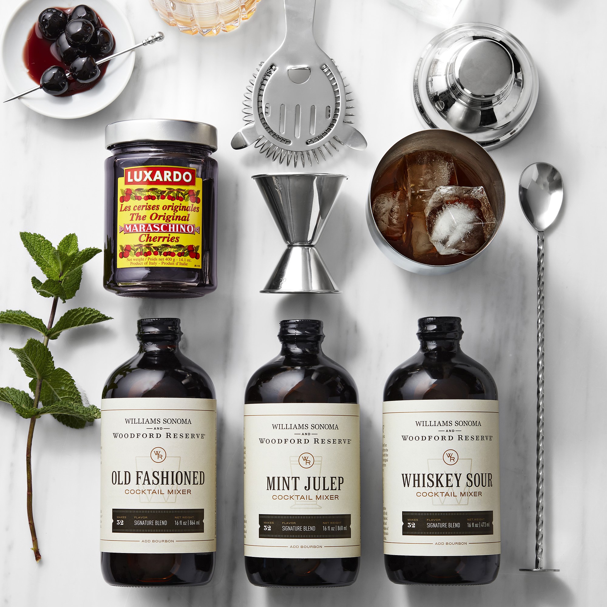 Woodford Reserve x Williams Sonoma Cocktail Mix, Whiskey Sour