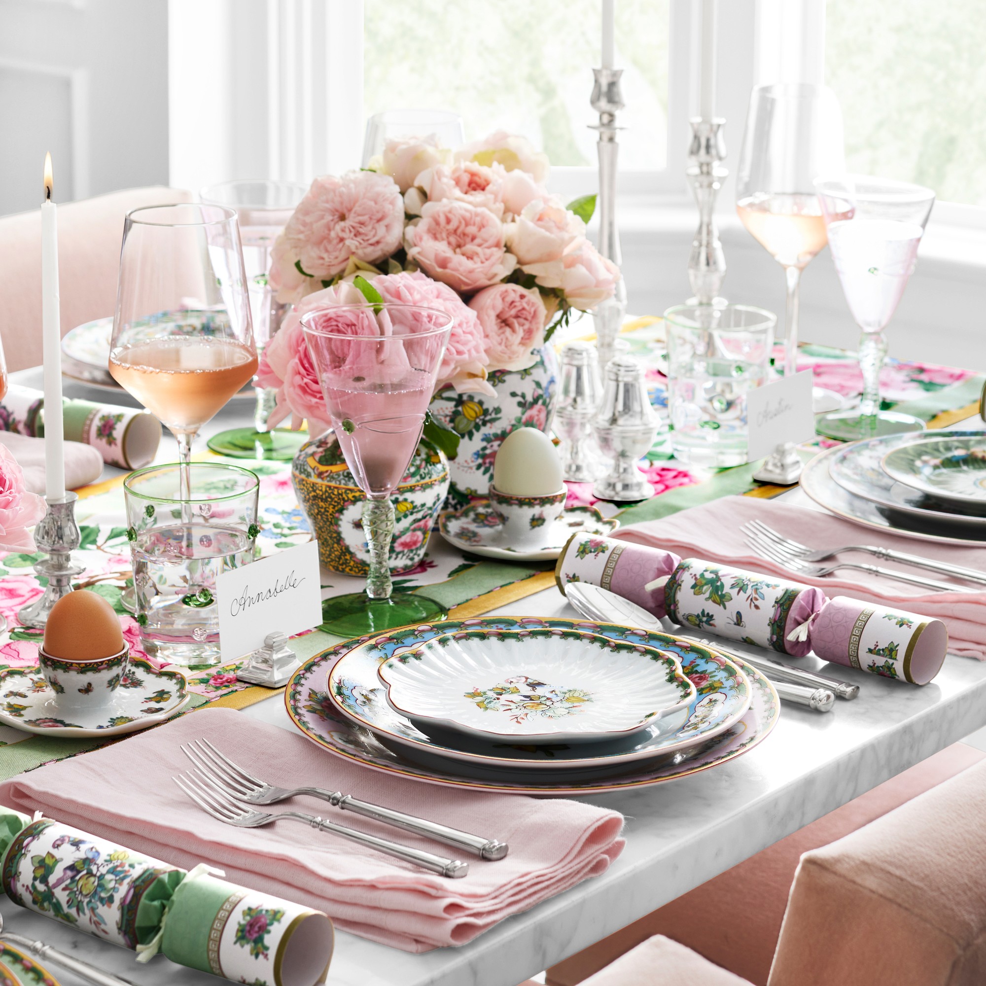 Famille Rose Crackers, Set of 12